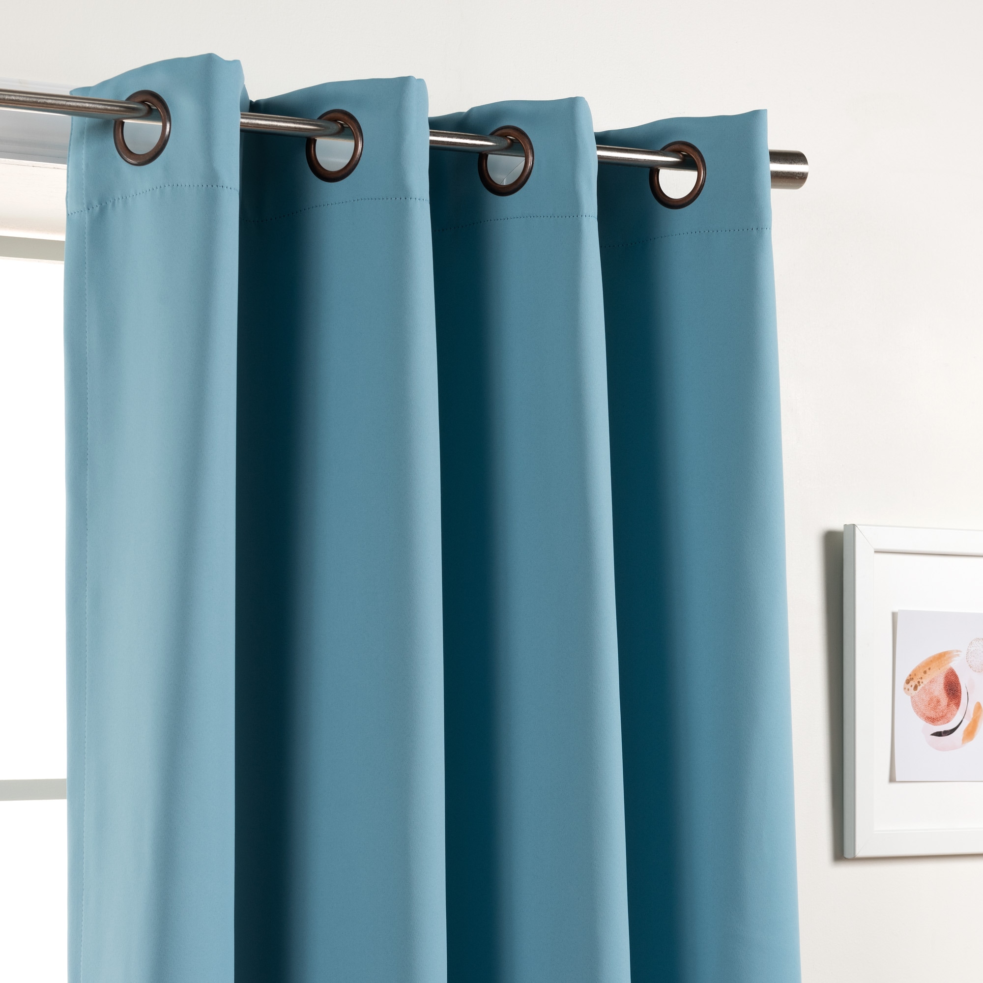 Best Home Fashion GR-WIDE-80X96-OCEAN curtains - View #3