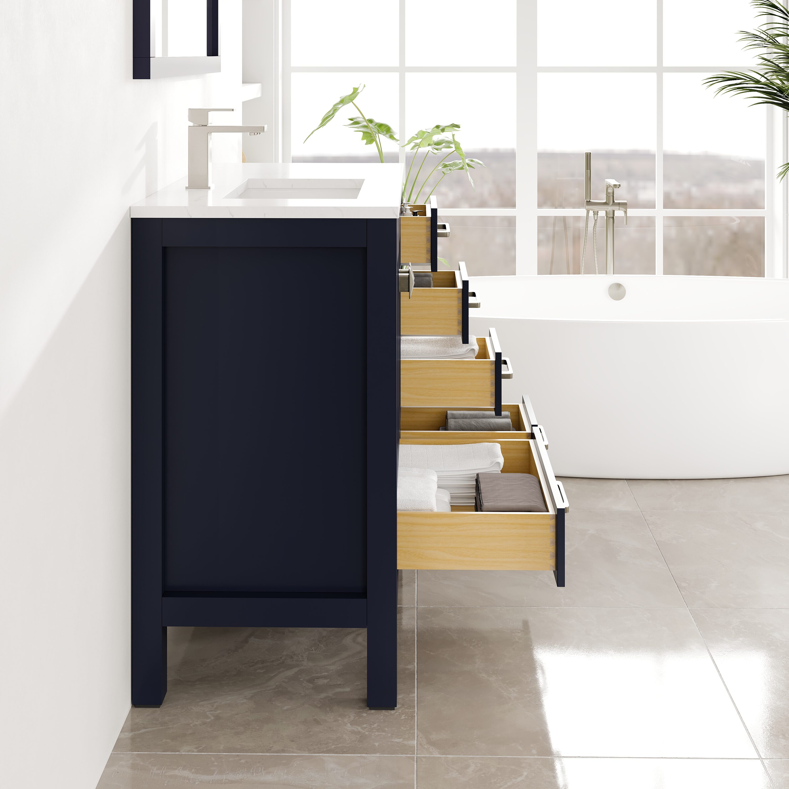 Eviva TVN414-36X18BLU-Q Bath-Vanity-Combo - View #8