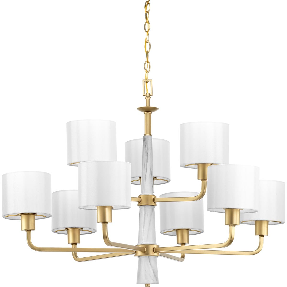 Progress Lighting Palacio 5-Light Gold Transitional Chandelier