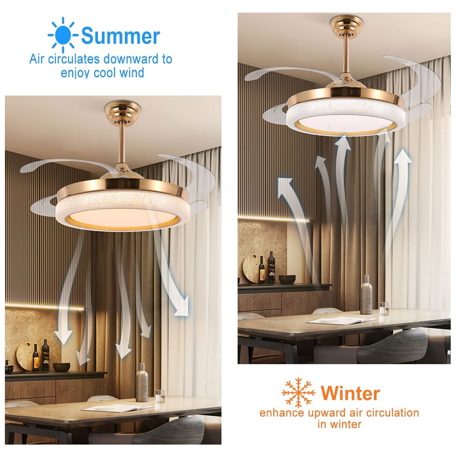 Oukaning JZUCOD-018600US Ceiling-Fans - View #3