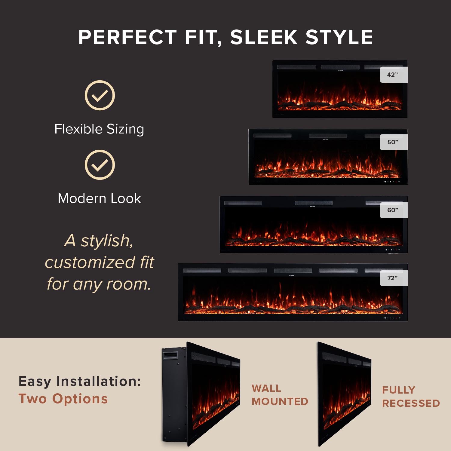 Modern Ember ME-VIB-60 Electric-Fireplaces - View #3