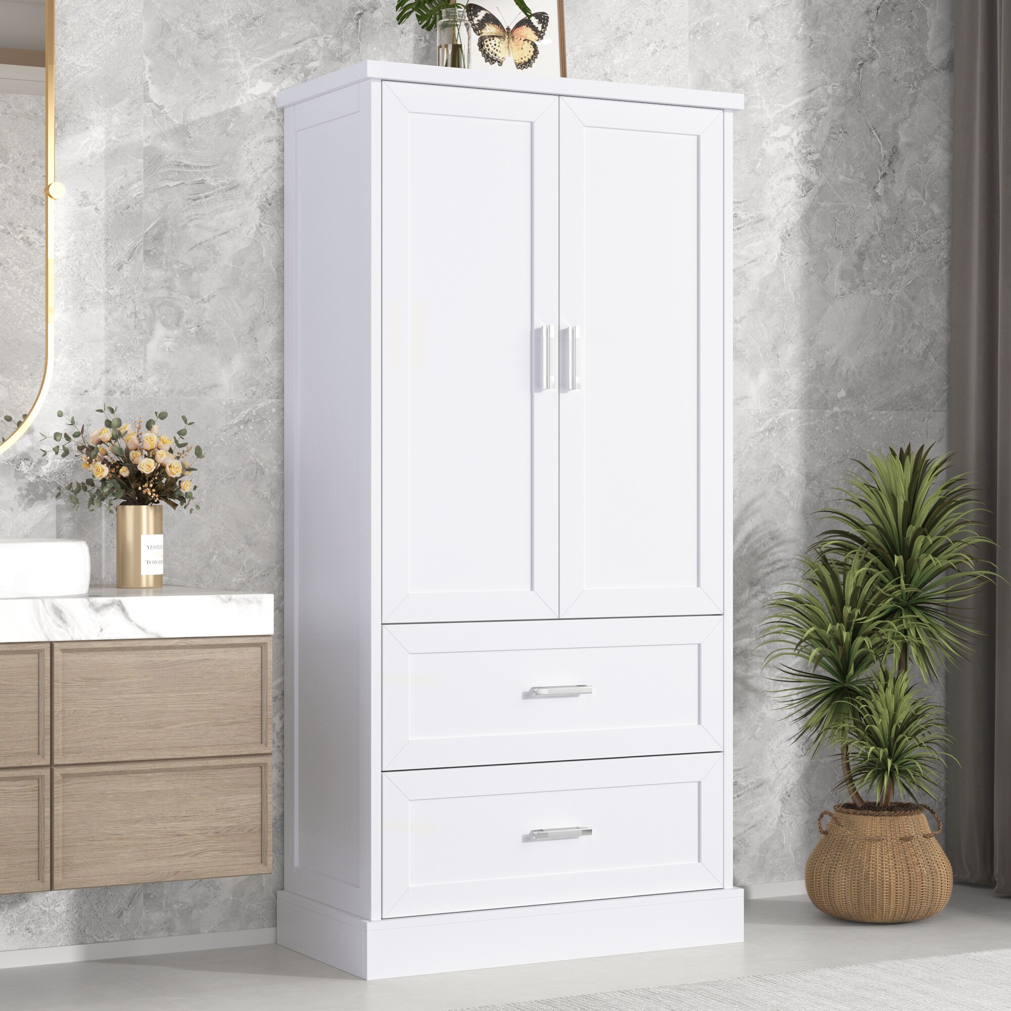 ModernLuxe L3P-N725P178675K Bathroom-Wall-Cabinets - View #2