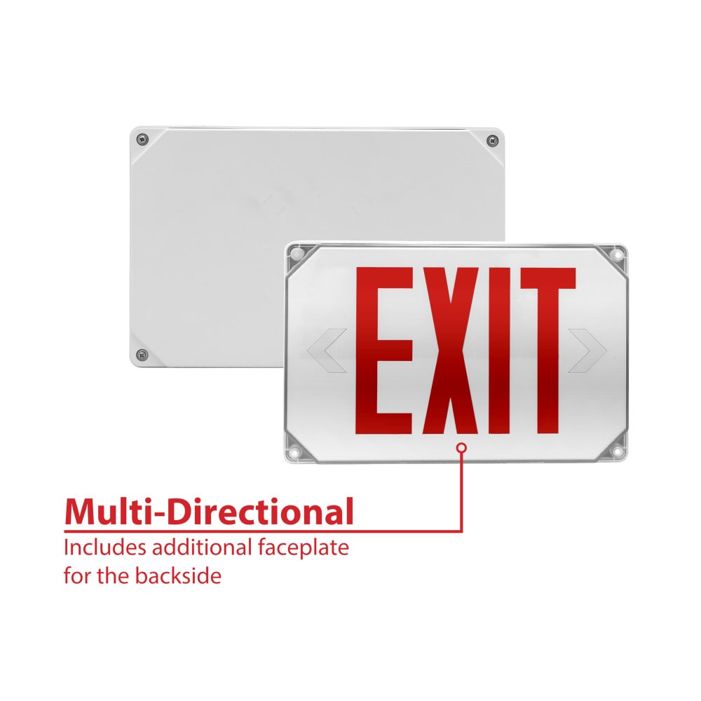 Nicor Lighting EXL51UNVWHR2 Emergency-Exit-Lighting - View #6