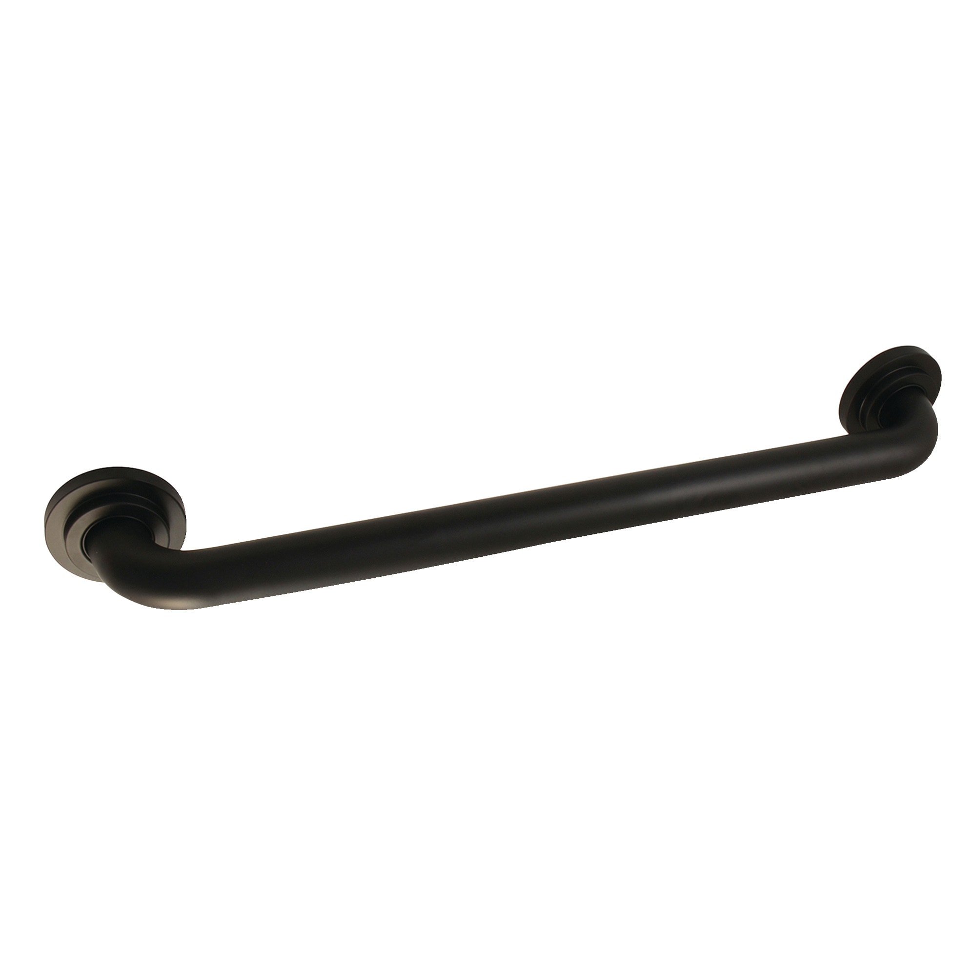 Kingston Brass WLDR414240 Manhattan 24-in Matte black Wall mount ADA Compliant Grab Bar ( 500-lb Weight Capacity )
