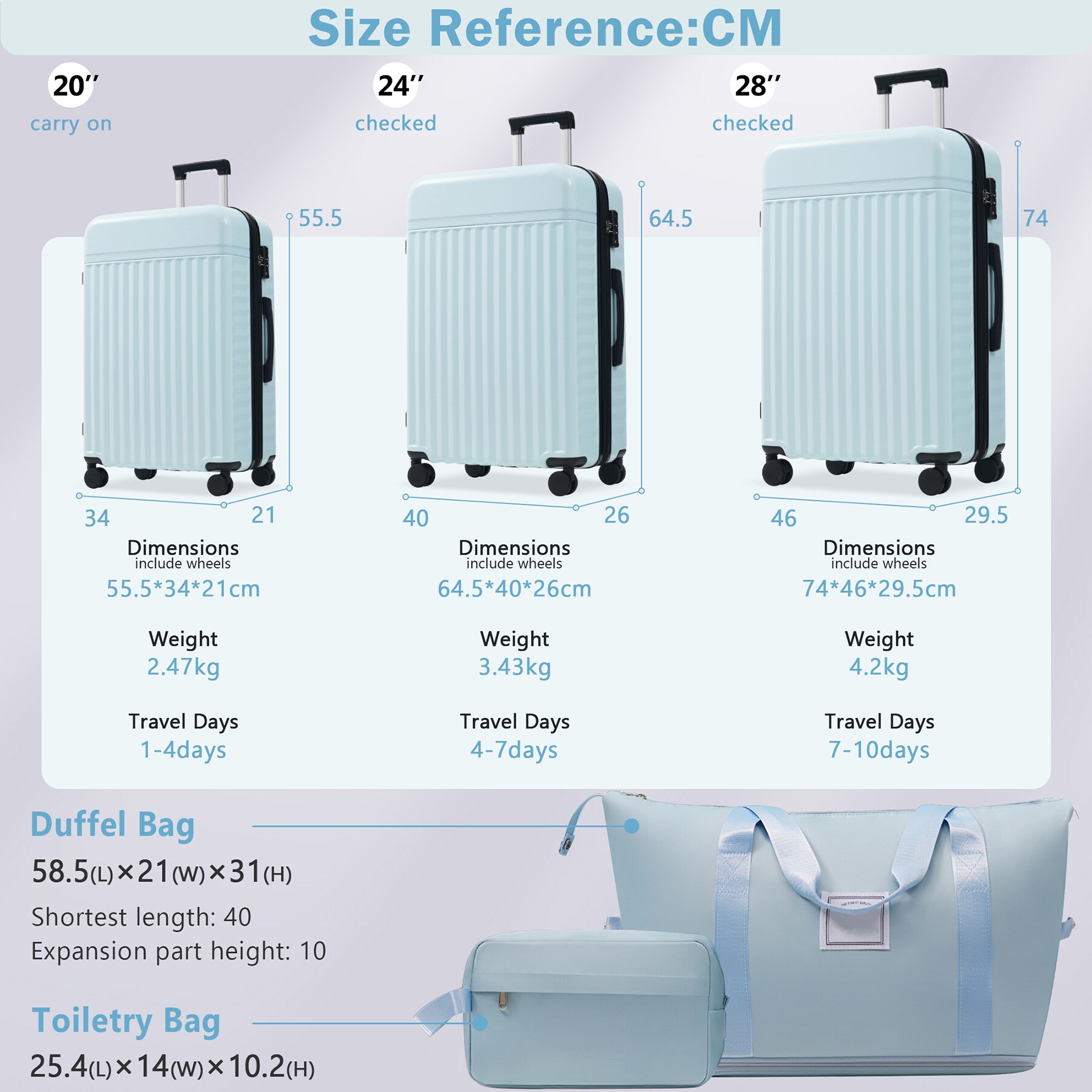 SINOFURN SYD9400003PP Luggage-And-Luggage-Sets - View #13