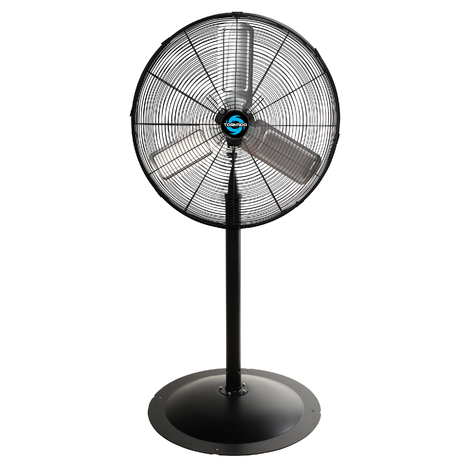 Tornado Fans HI-FAN-24PF-1P 24-Inches 120 -Volt 3 -Speed High Velocity Indoor Black Pedestal Fan