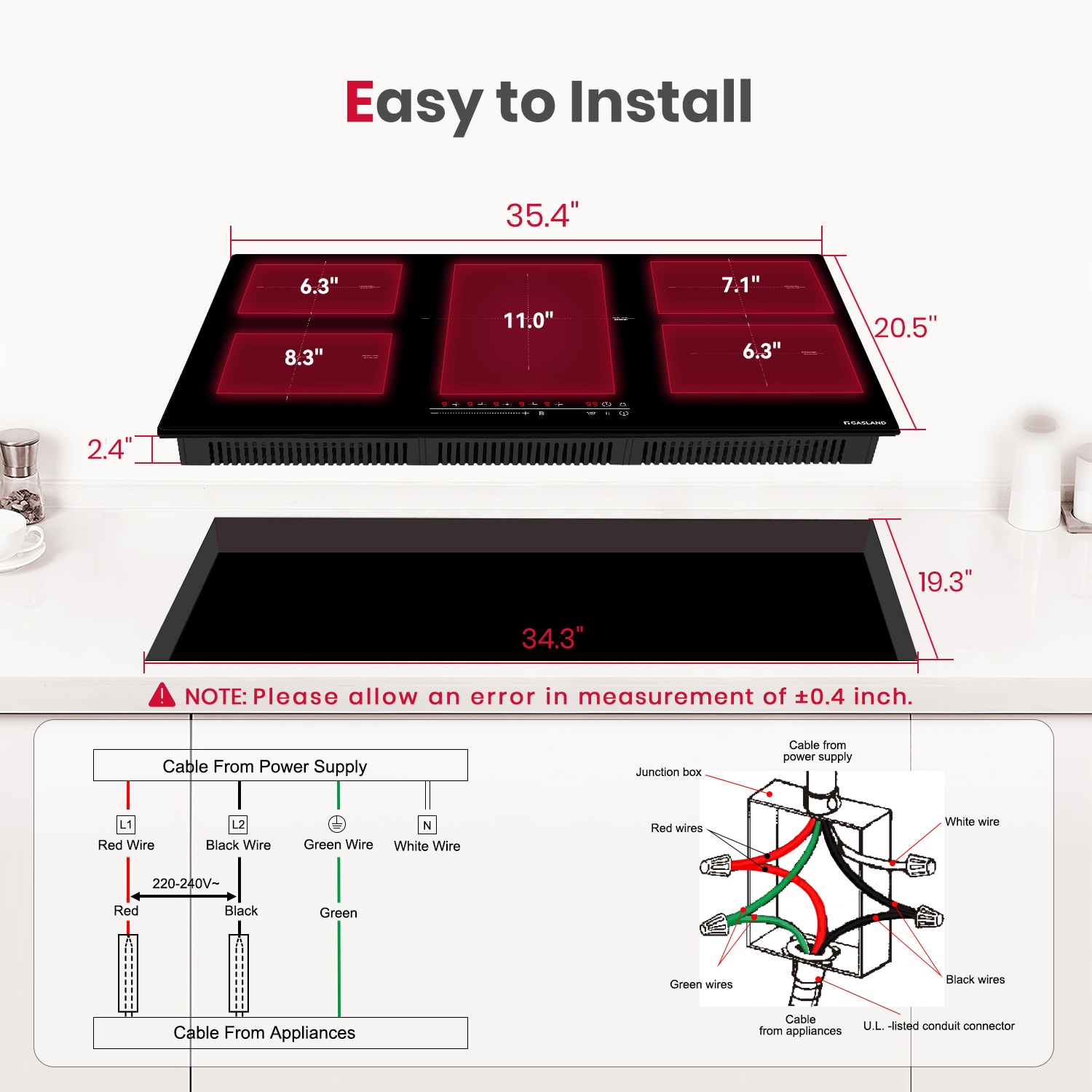 GASLAND H90BF Induction-Cooktops - View #2