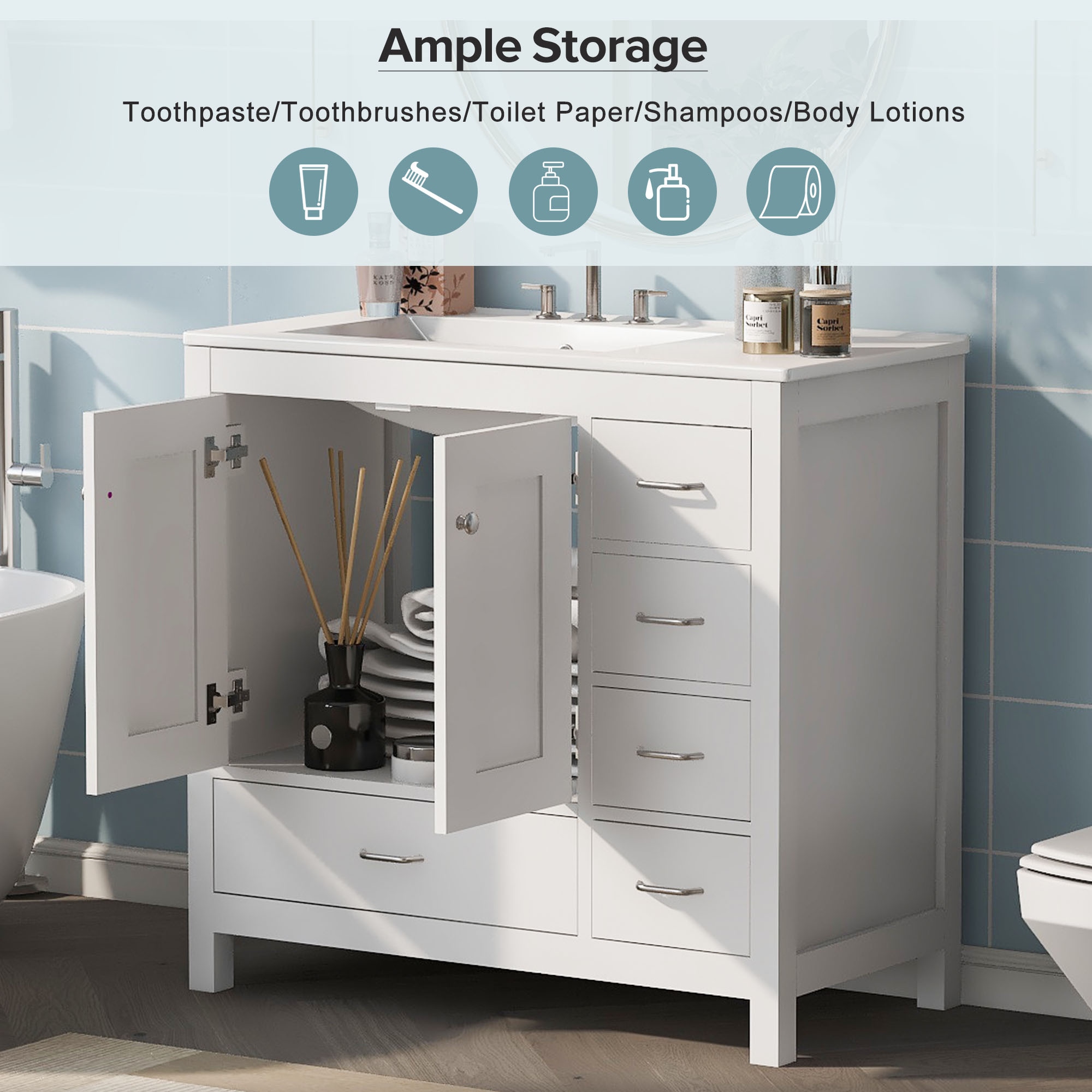 GDFStudio 330449 Bath-Vanity-Combo - View #4