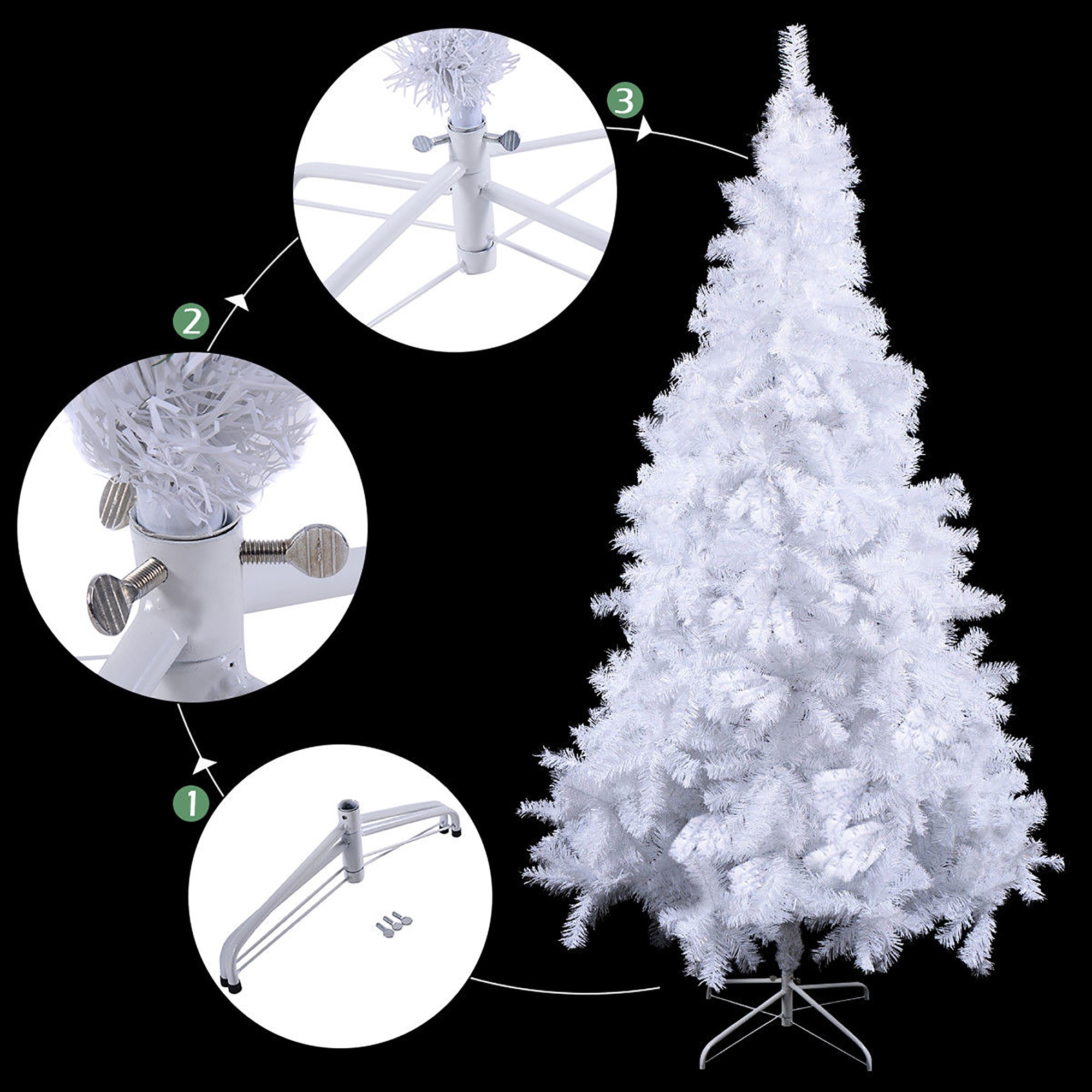 Costway CM19735 Artificial-Christmas-Trees - View #3
