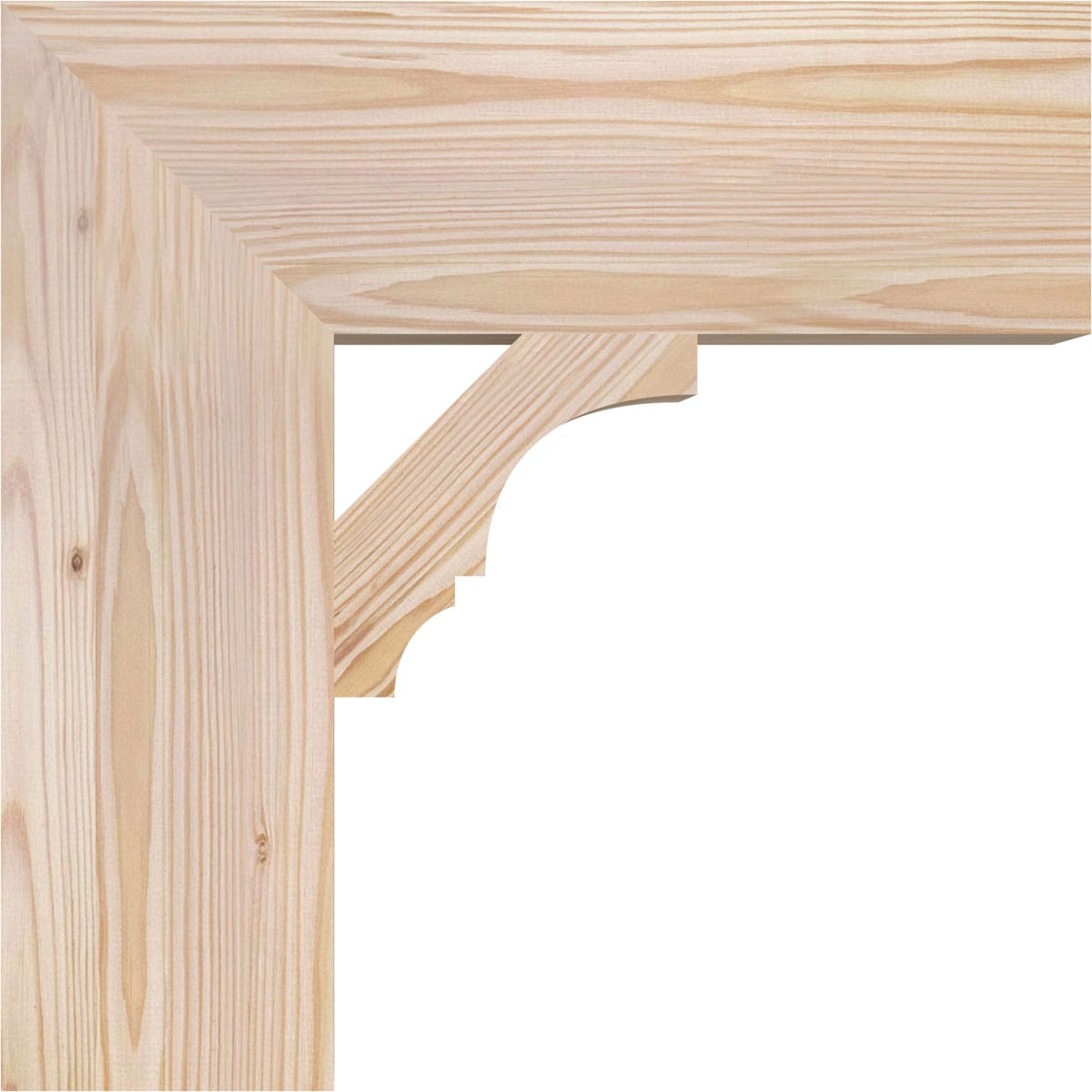 Ekena Millwork BKT06X18X18BOA05SDF Exterior-Brackets-Braces - View #3