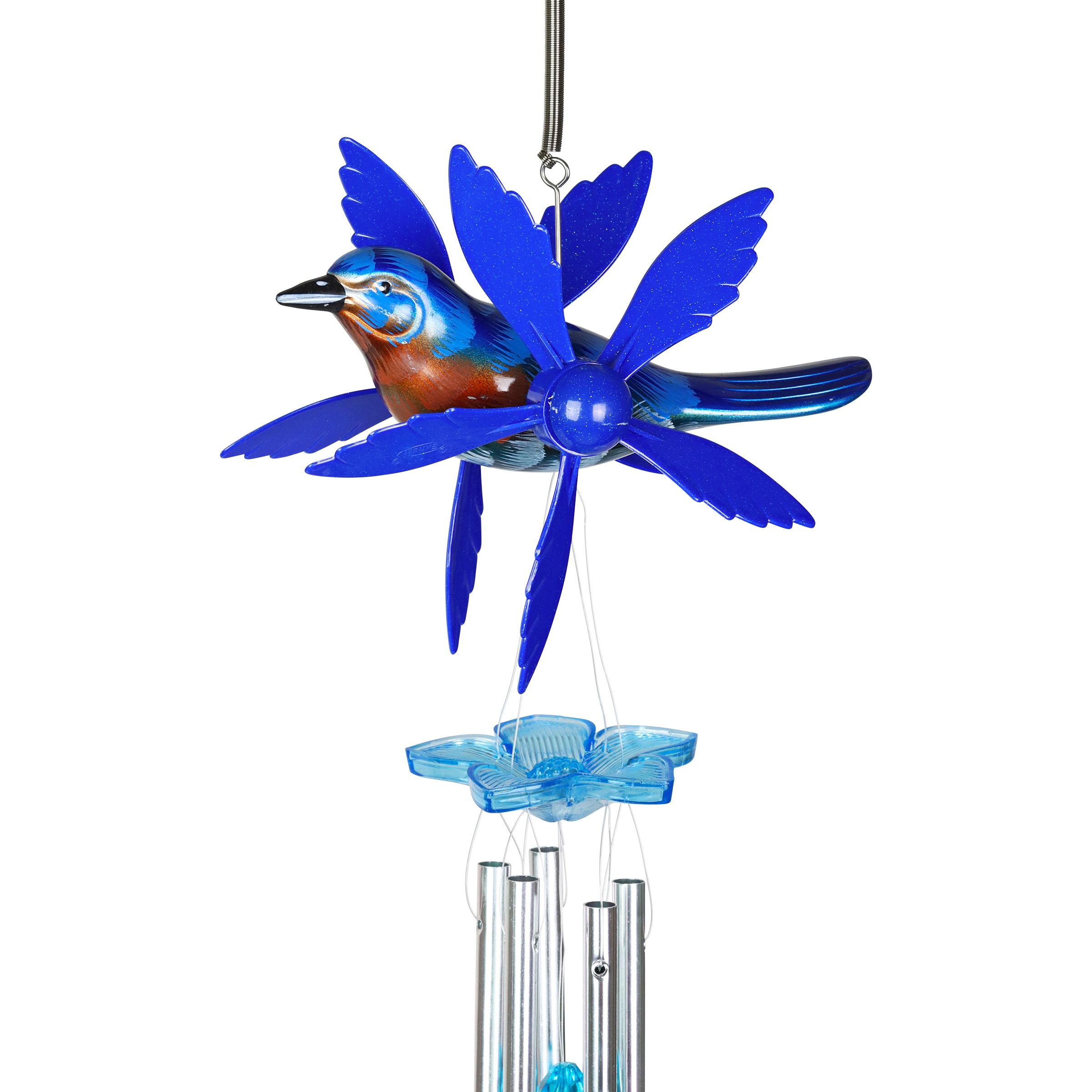 17.99-in Blue Metal Wind Chime
