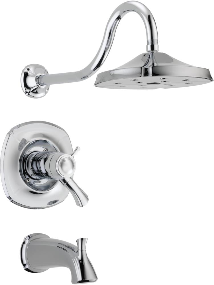 Delta T17T492 Addison Thermostatic Chrome 1-handle Single Function Bathtub and Shower Faucet
