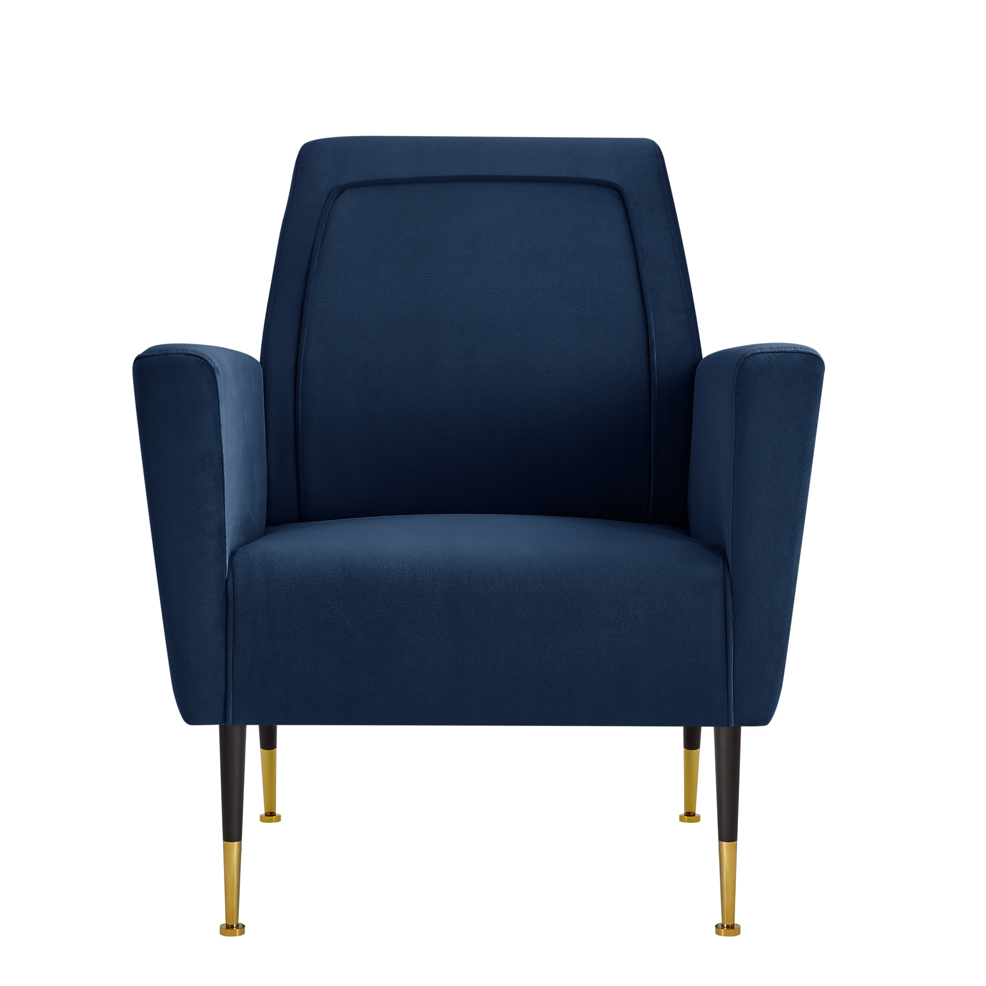 Inspired Home Kage Modern Navy Velvet Accent Chair AC312 02NY LS At   64863492 