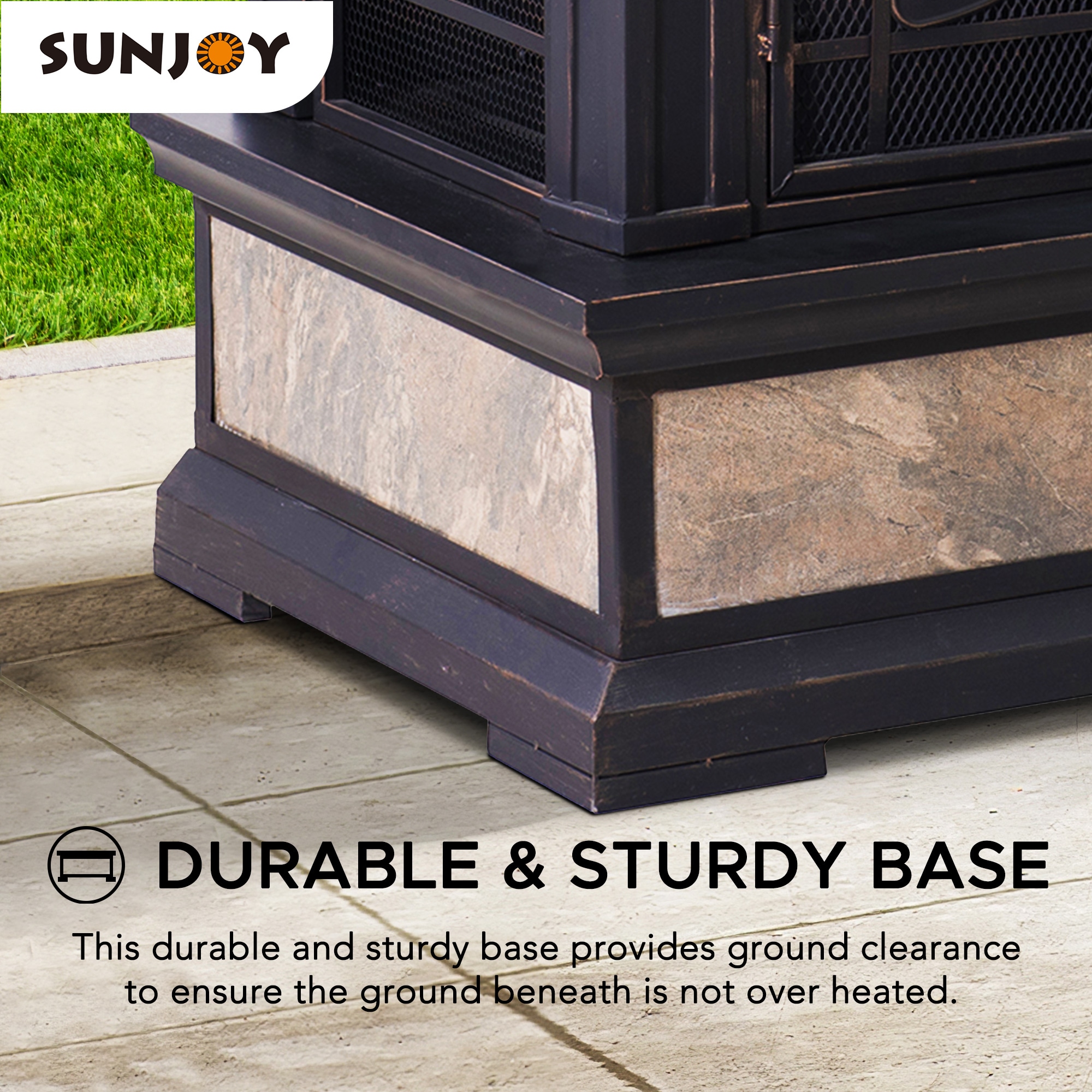 Sunjoy 168806 Outdoor-Wood-Burning-Fireplaces - View #9