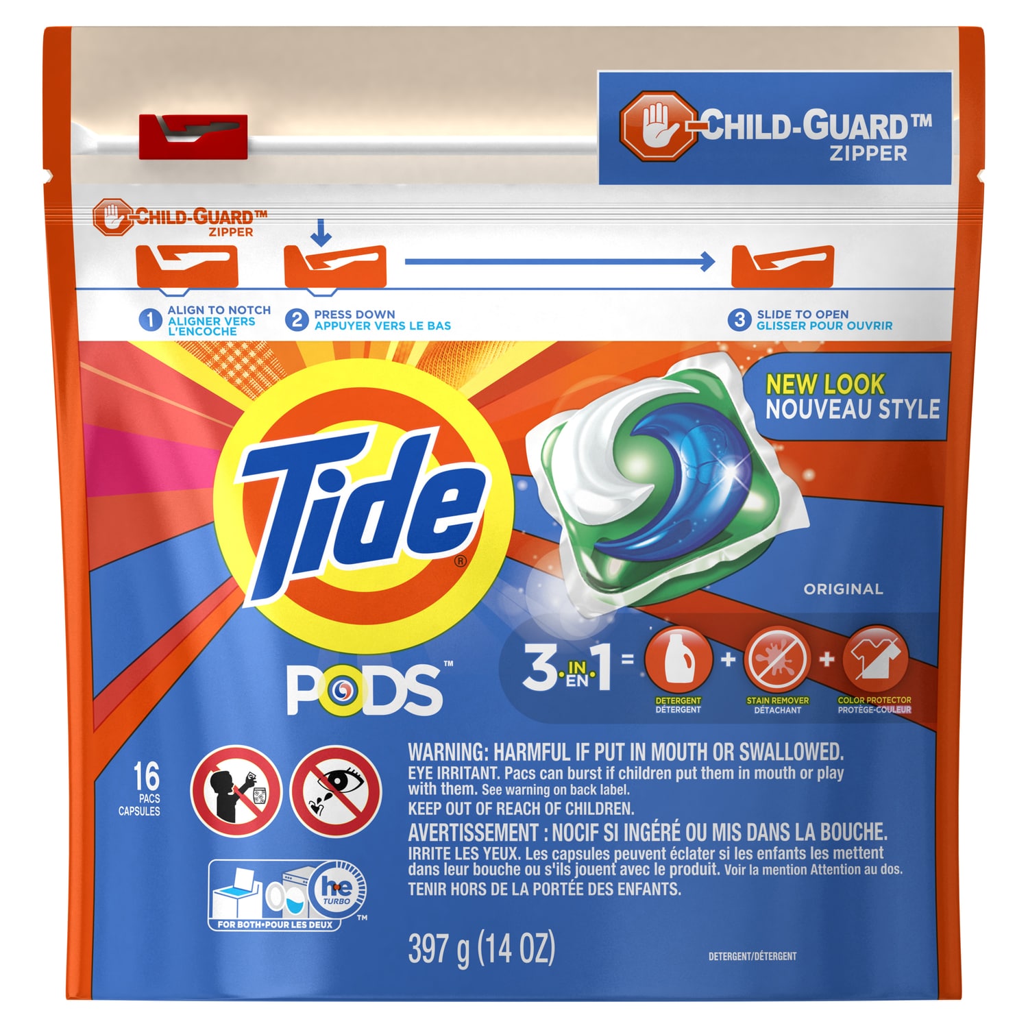 Tide  Original Scent Laundry Detergent Pod 16 ct
