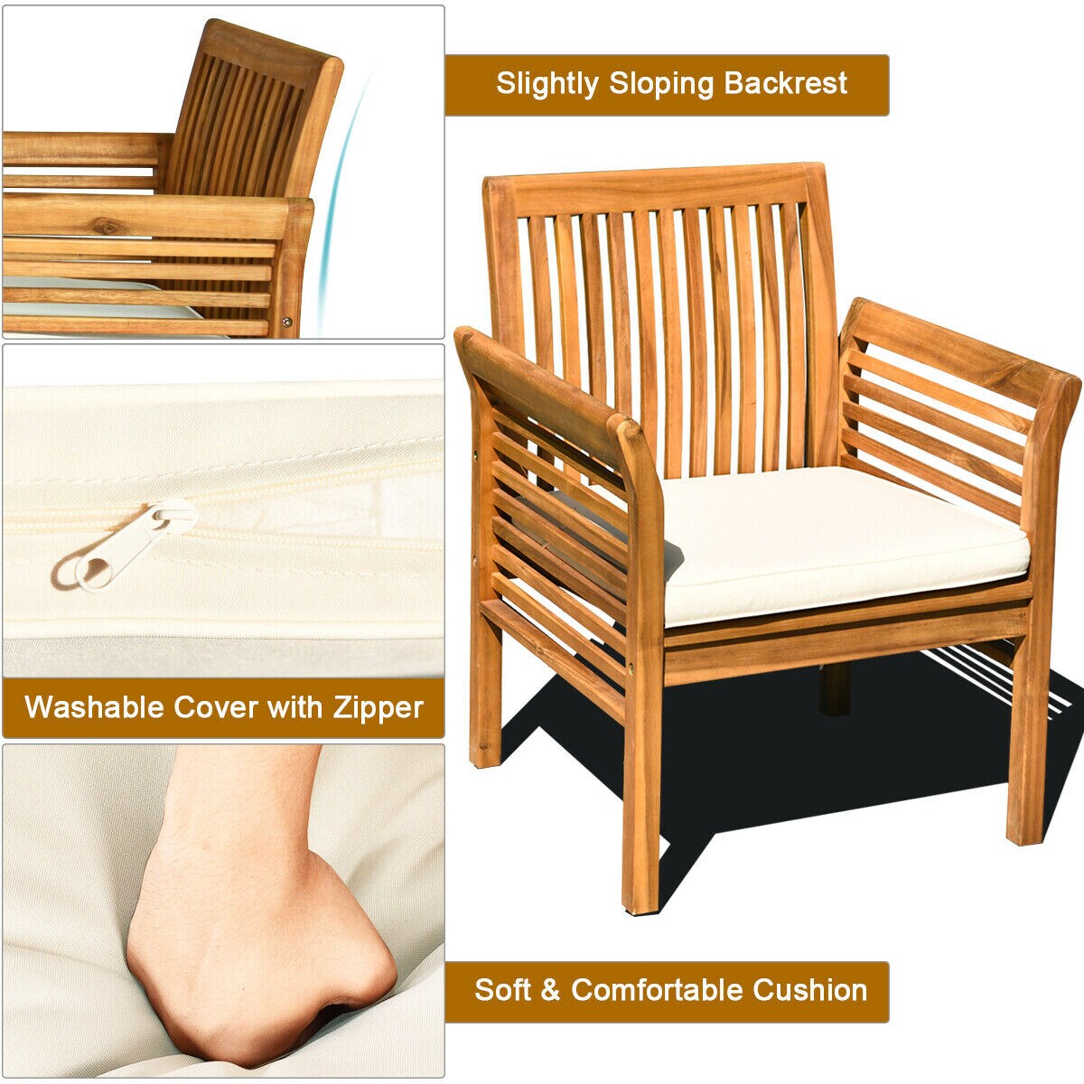 Forclover CKT-S00023 Patio-Conversation-Sets - View #5