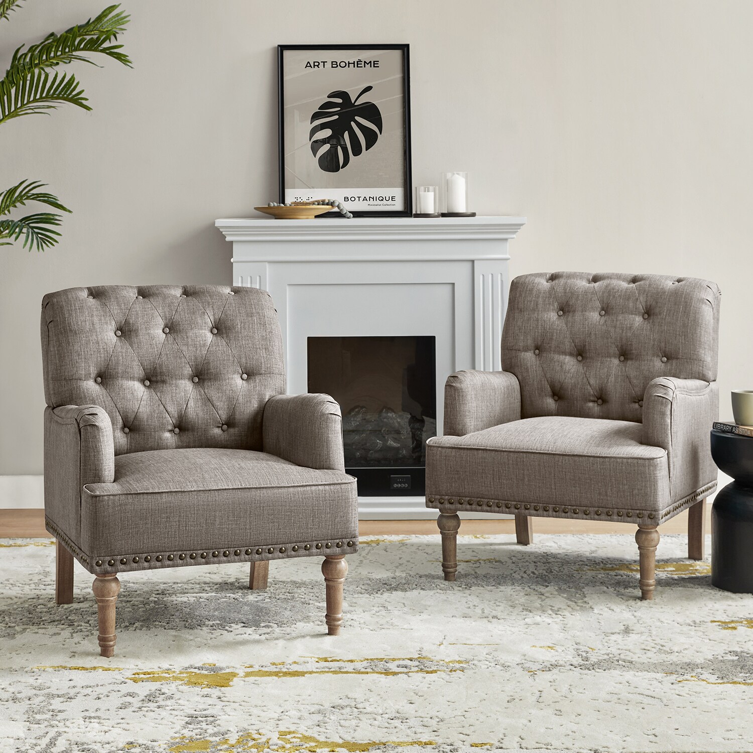 14 Karat Home CHM0384-GREY chairs - View #3