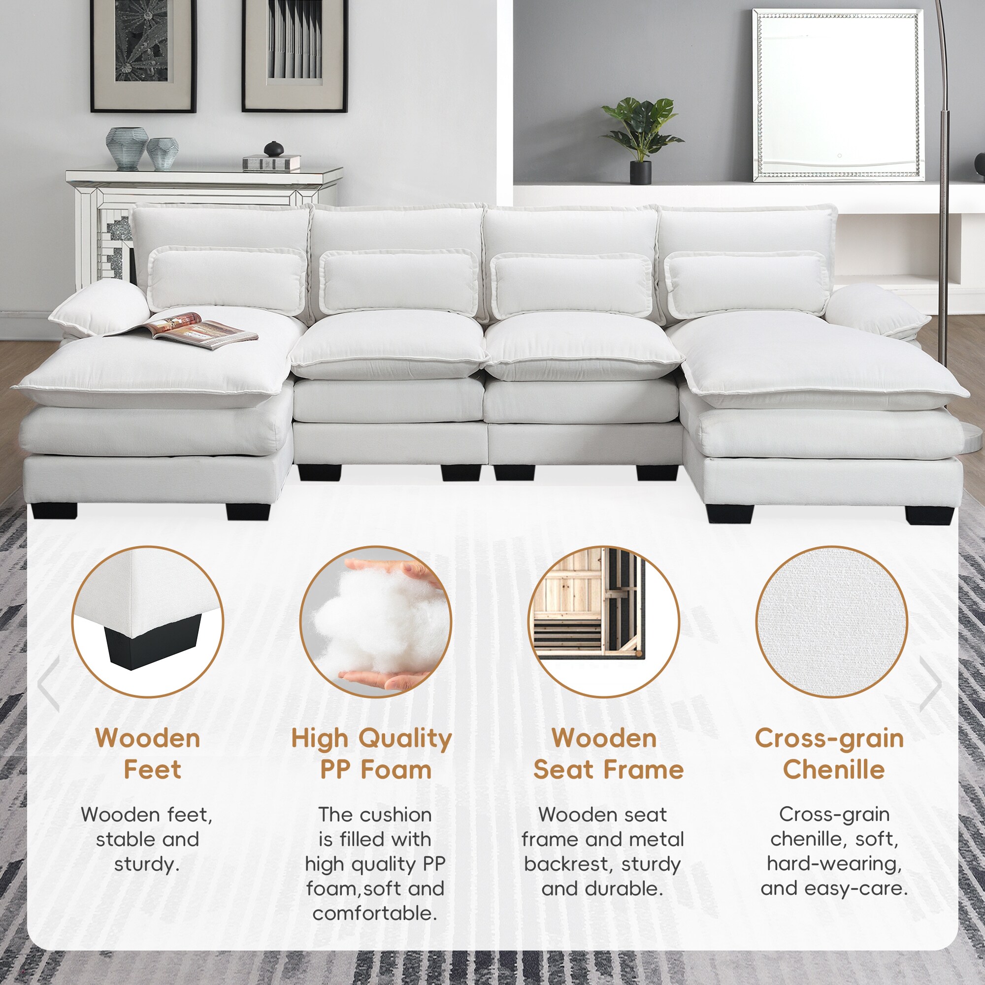 JIMSMAISON JMGTSO16W Sofas-Loveseats - View #2
