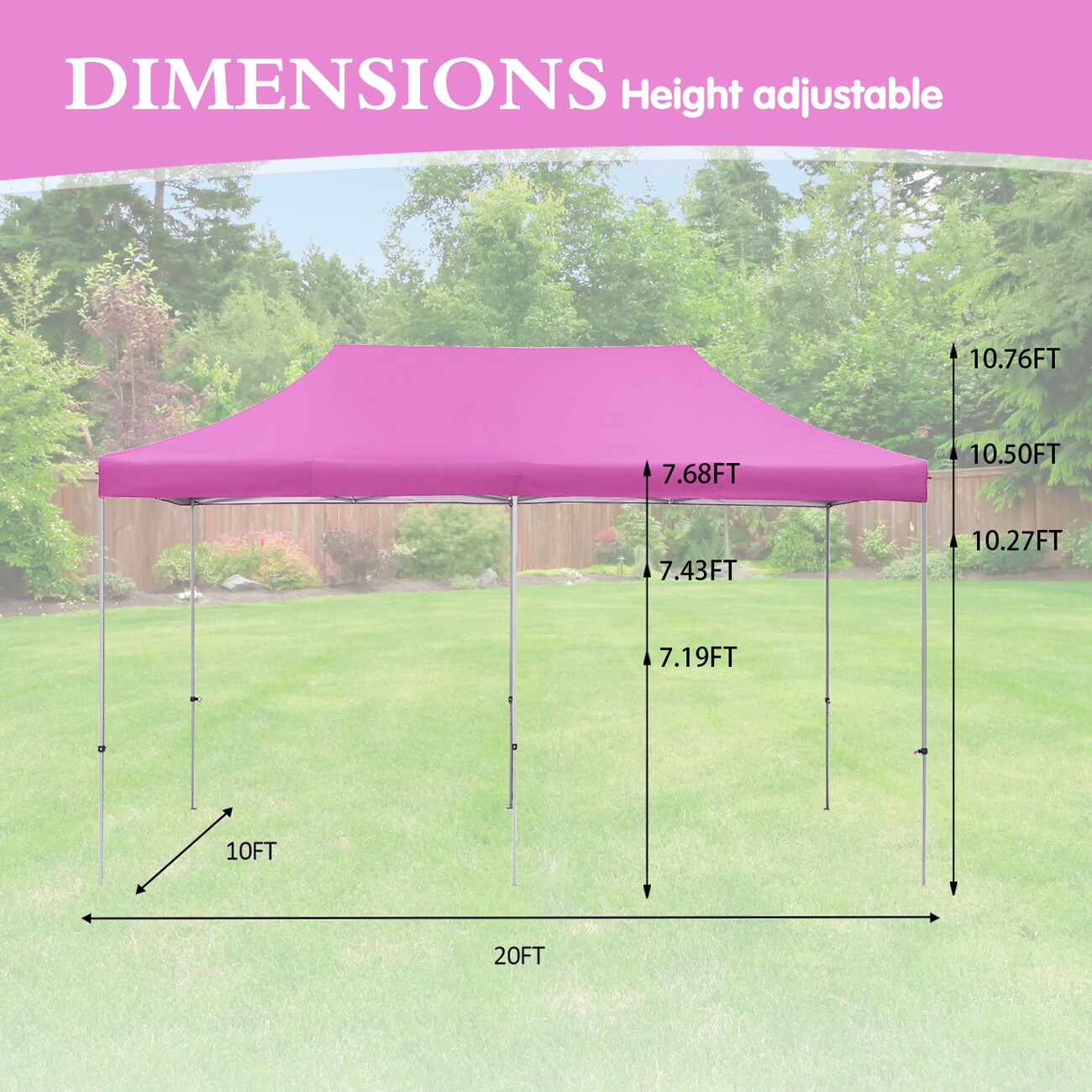 GDY 10-ft x 20-ft Canopy Storage Shelter in the Canopy Storage Shelters ...