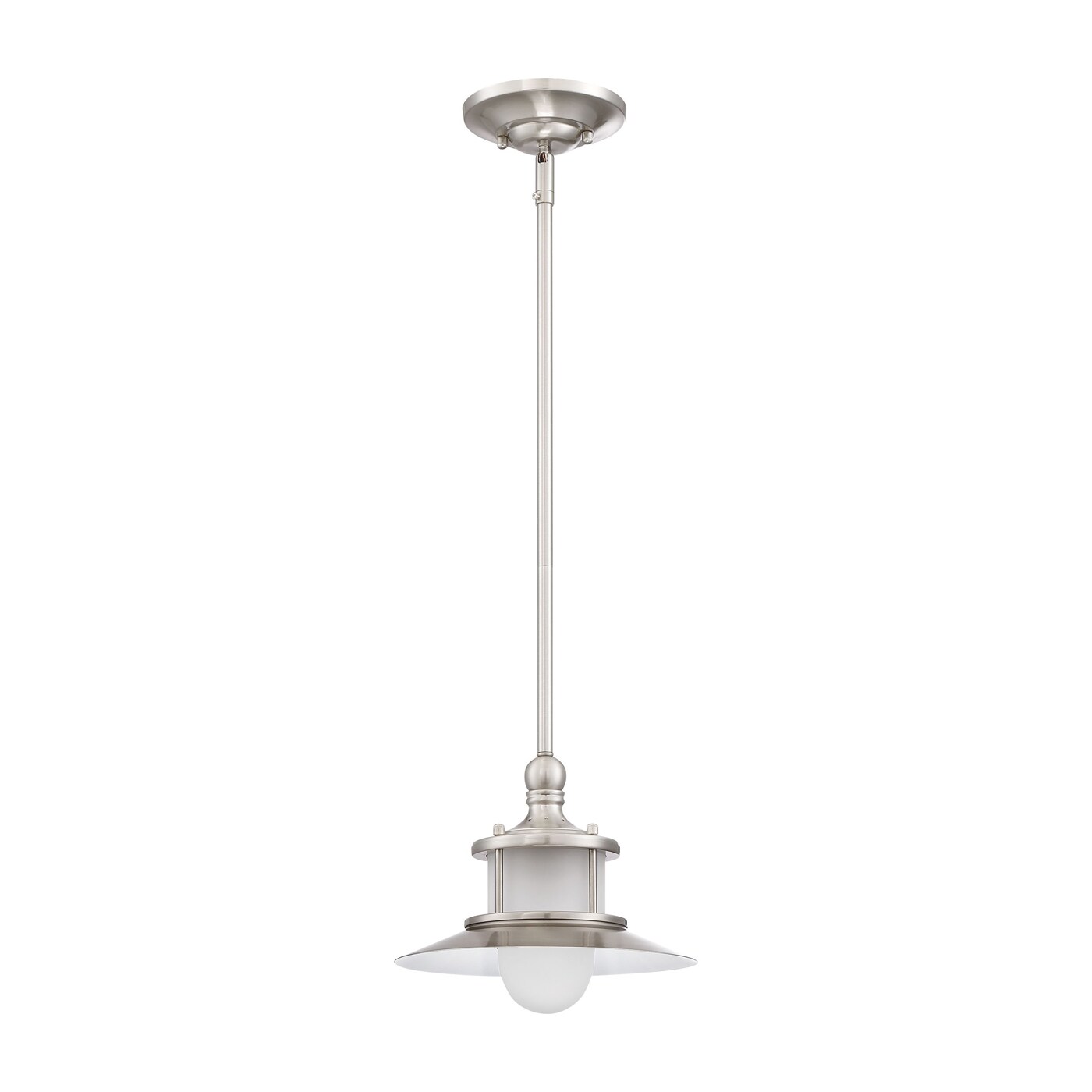 Quoizel New England Brushed Nickel Coastal Tiered Mini Hanging Pendant ...