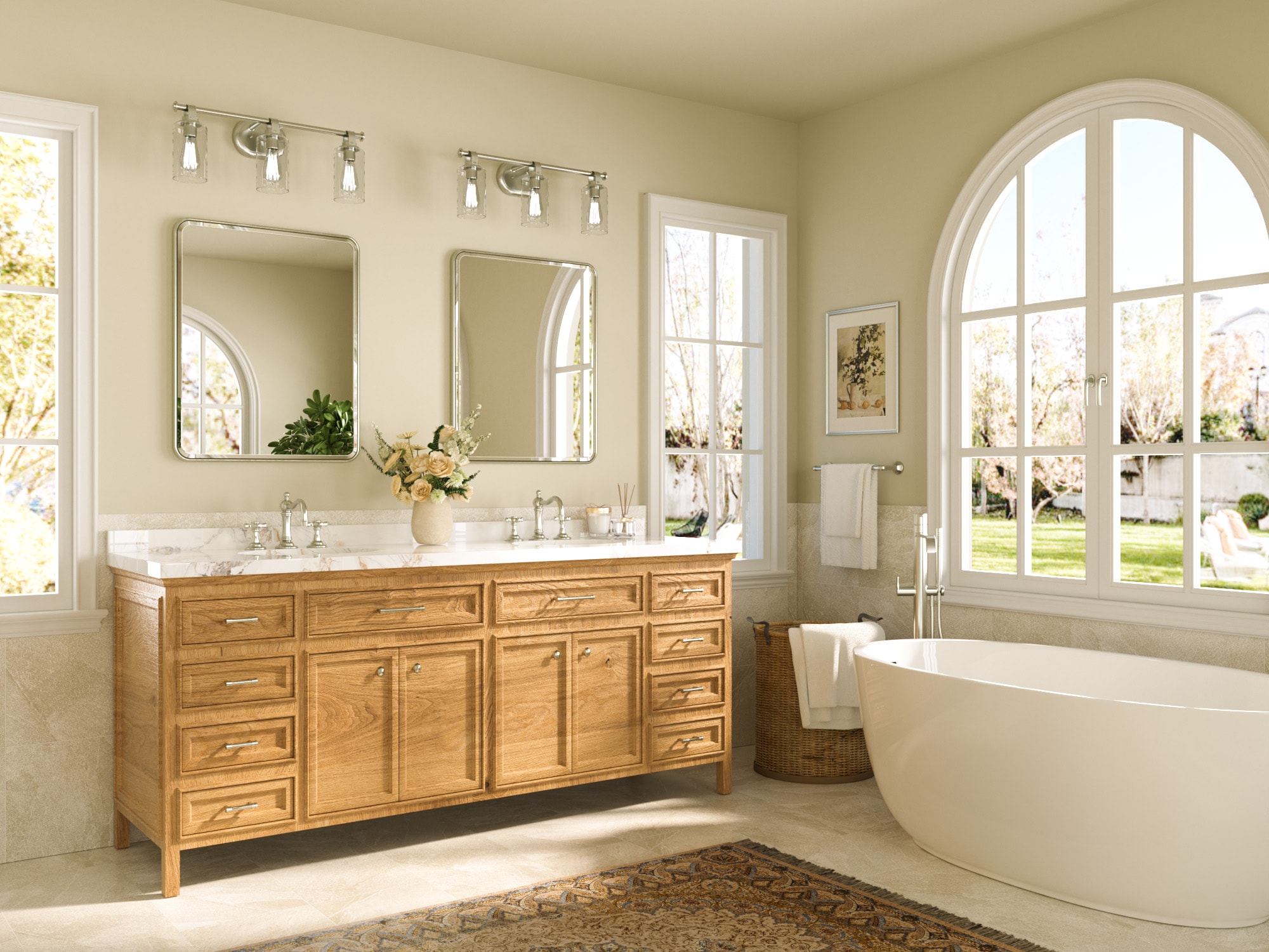 TETOTE LSC-TE-2430RN-B82 Framed-Bath-Mirrors - View #2