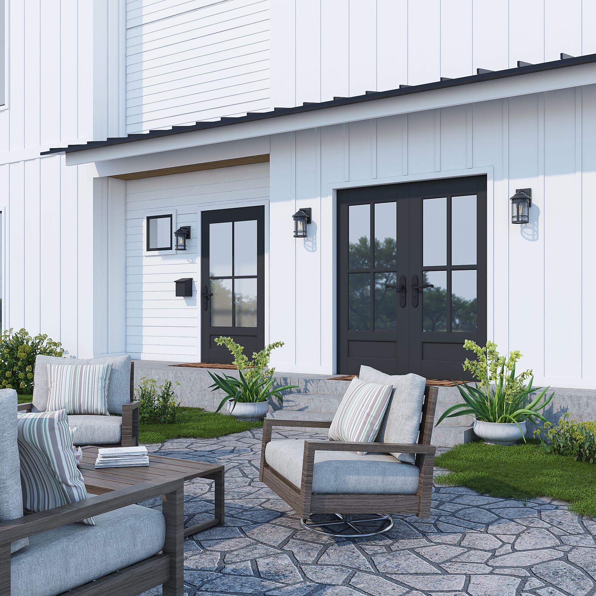 allen + roth 42490 Outdoor-Wall-Lighting - View #7
