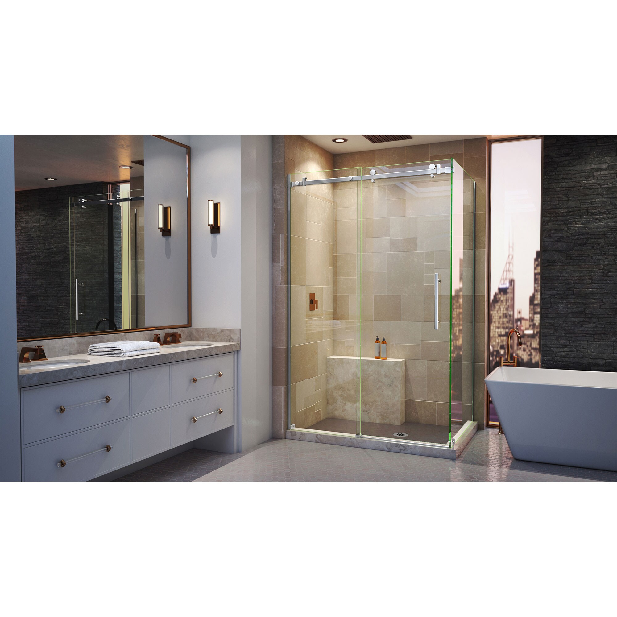 DreamLine SHEN-6434480-08 Shower-Doors - View #2