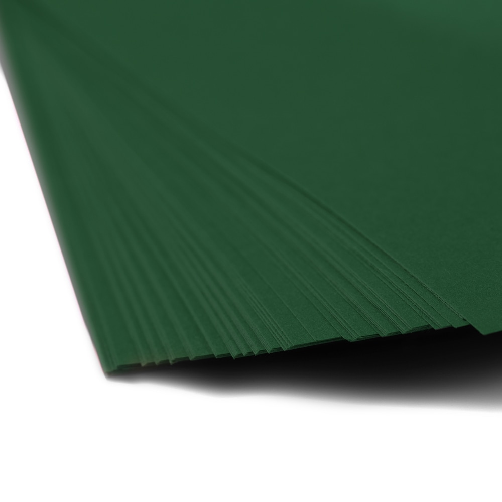  JAM PAPER Matte 28lb Paper - 105 gsm - 8.5 x 11 - Dark Green -  50 Sheets/Pack : Office Products