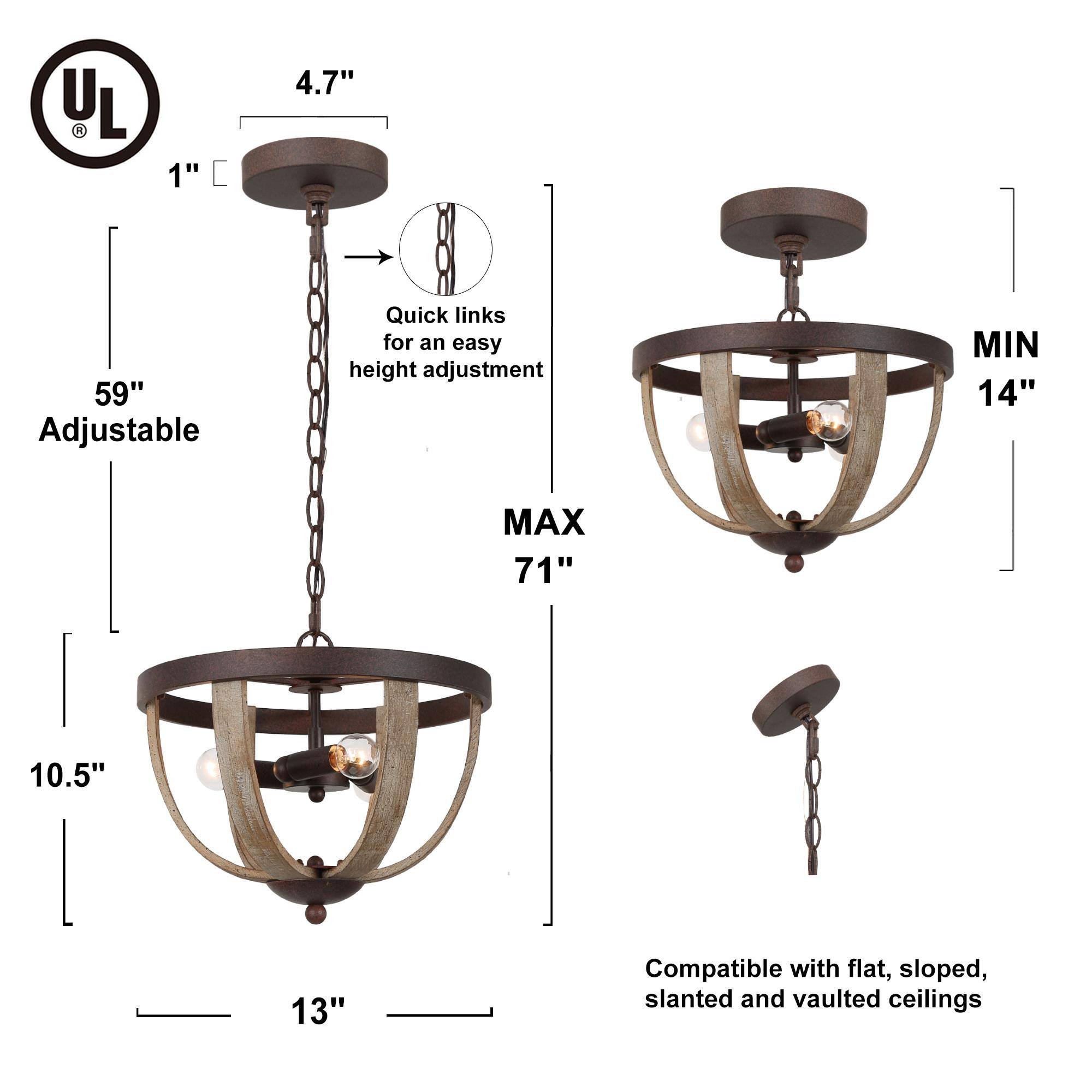 LNC RQM6NFLWS419067 Pendant-Lights - View #5