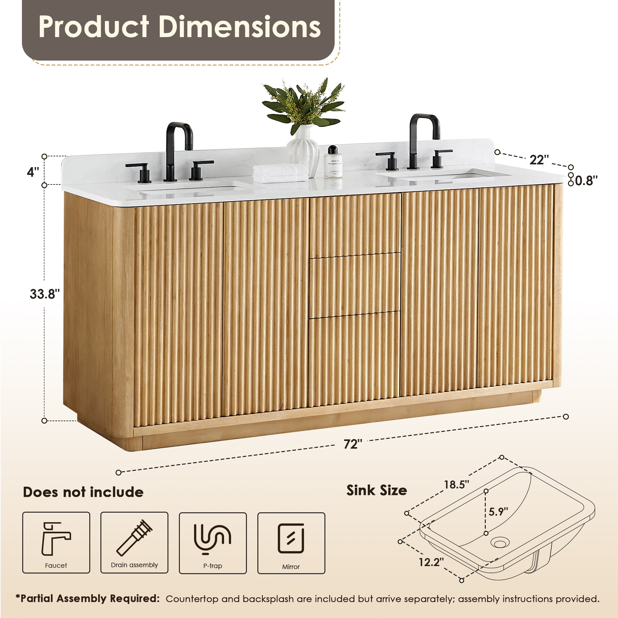 Altair 580072-WL-GW-NM Bath-Vanity-Combo - View #13