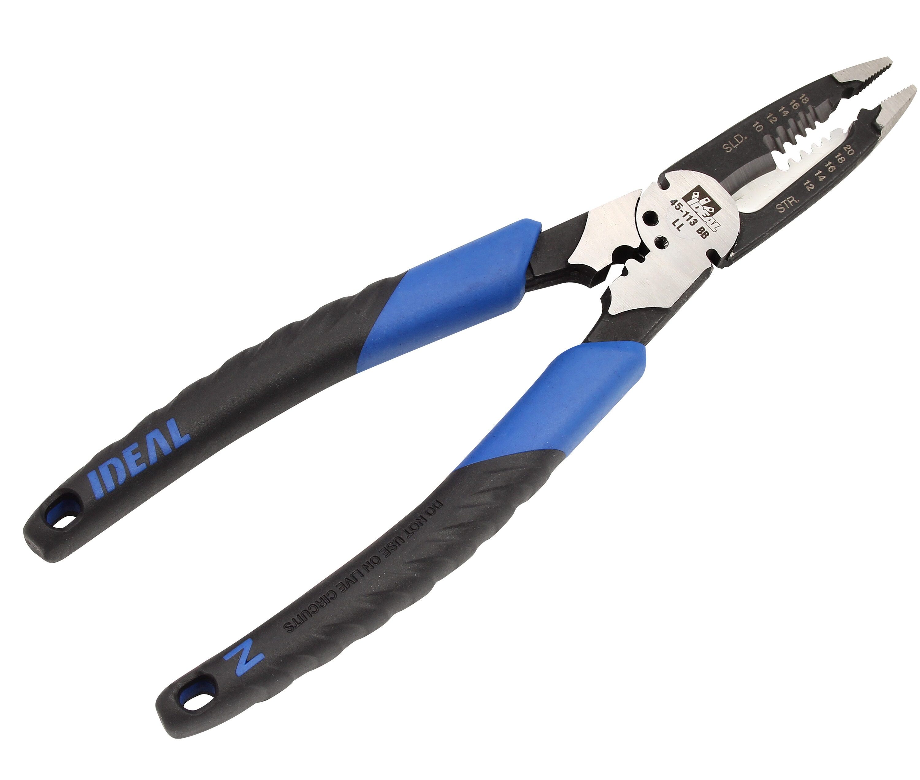 Ideal Electrical 30-430 Standard Side-Cutting Pliers - 9.5 in., Linesman  Pliers with New England Nose, Crimping Die, Fish Tape Puller, PVC Grip  Handles : : Tools & Home Improvement
