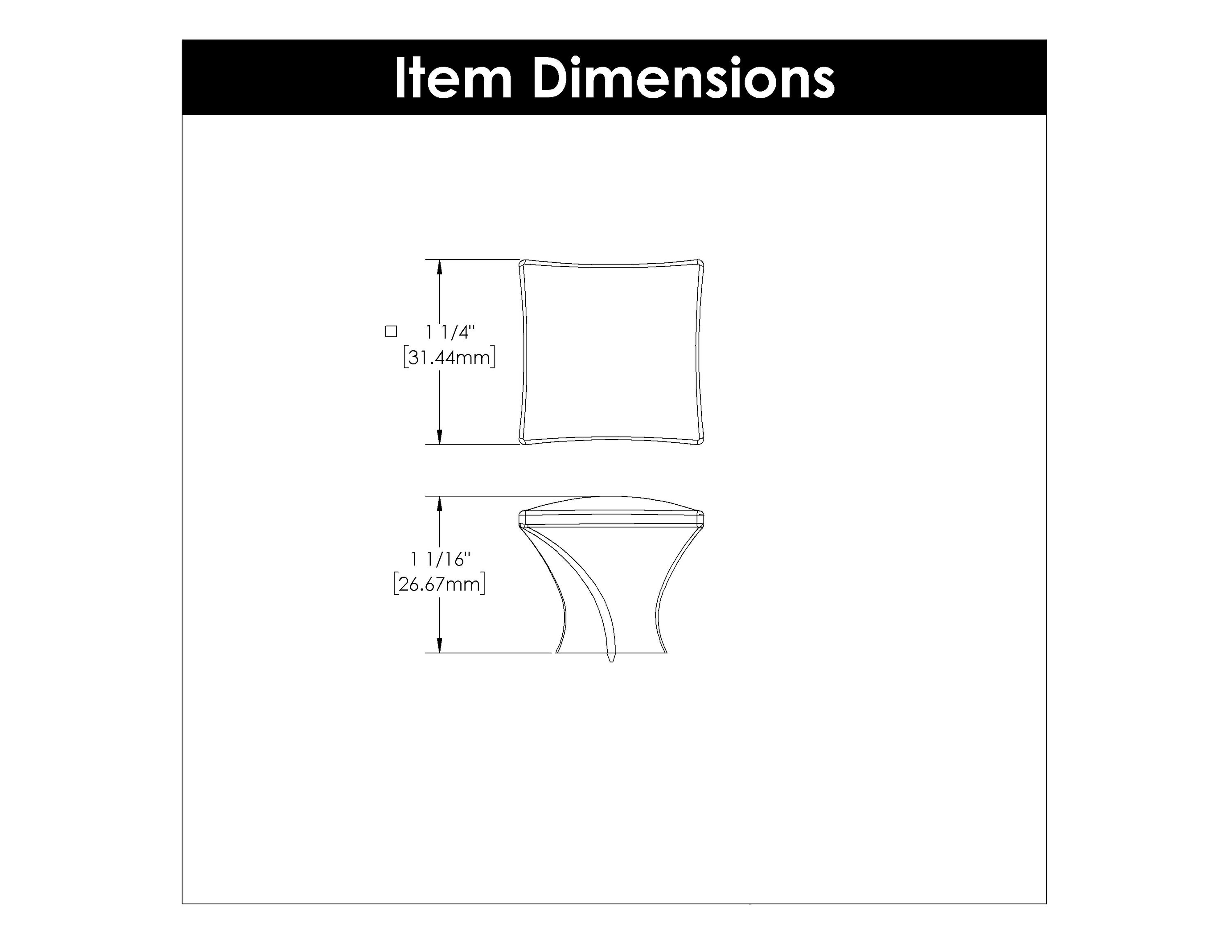 Hickory Hardware H076014-SN Cabinet-Knobs - View #6