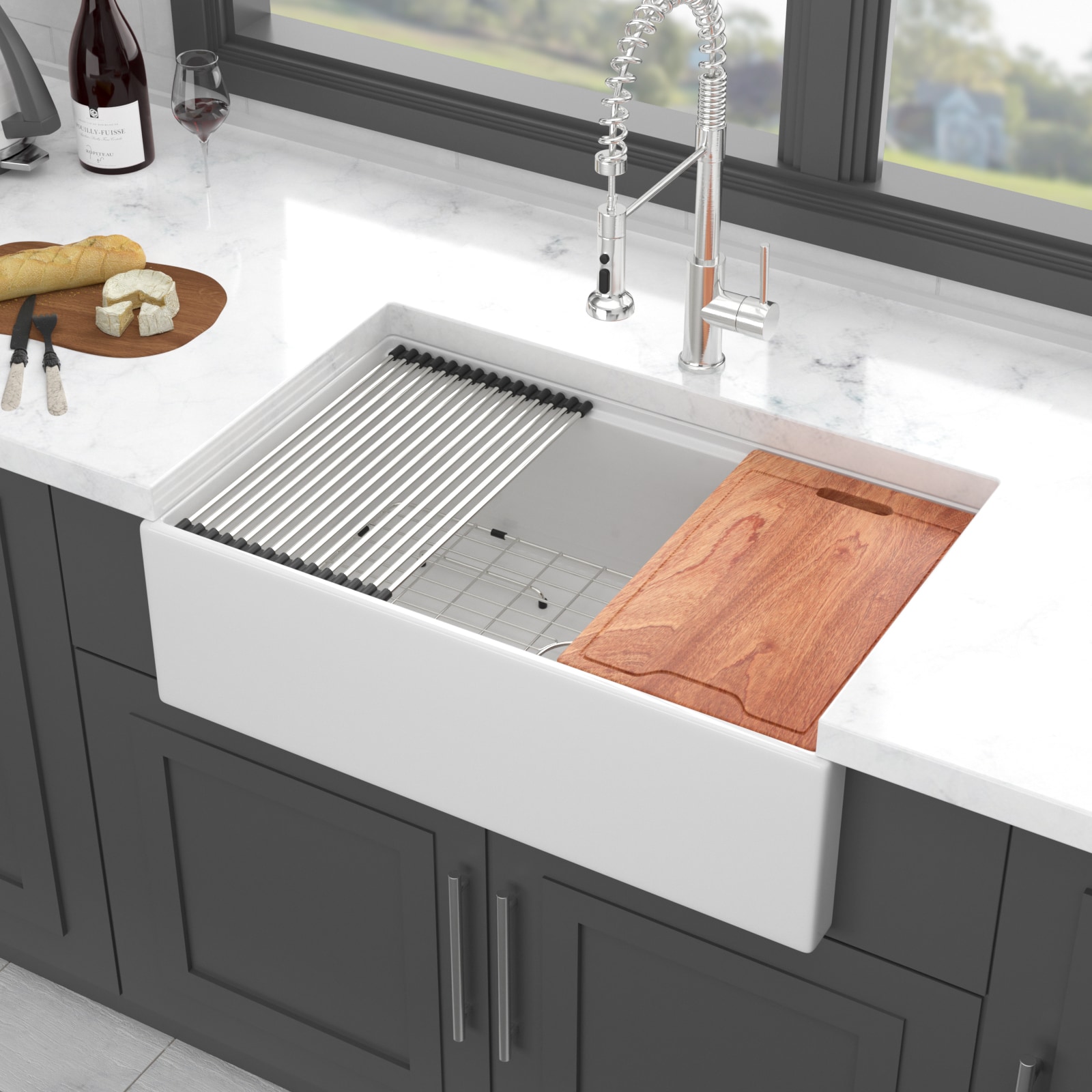 Forclover SLW-SF3001W Kitchen-Sinks - View #2