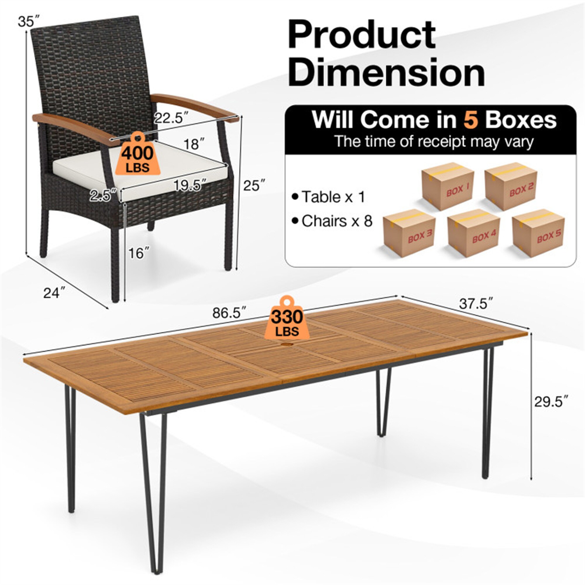 BABOOM BOM-25AAEORGO Patio-Dining-Sets - View #3