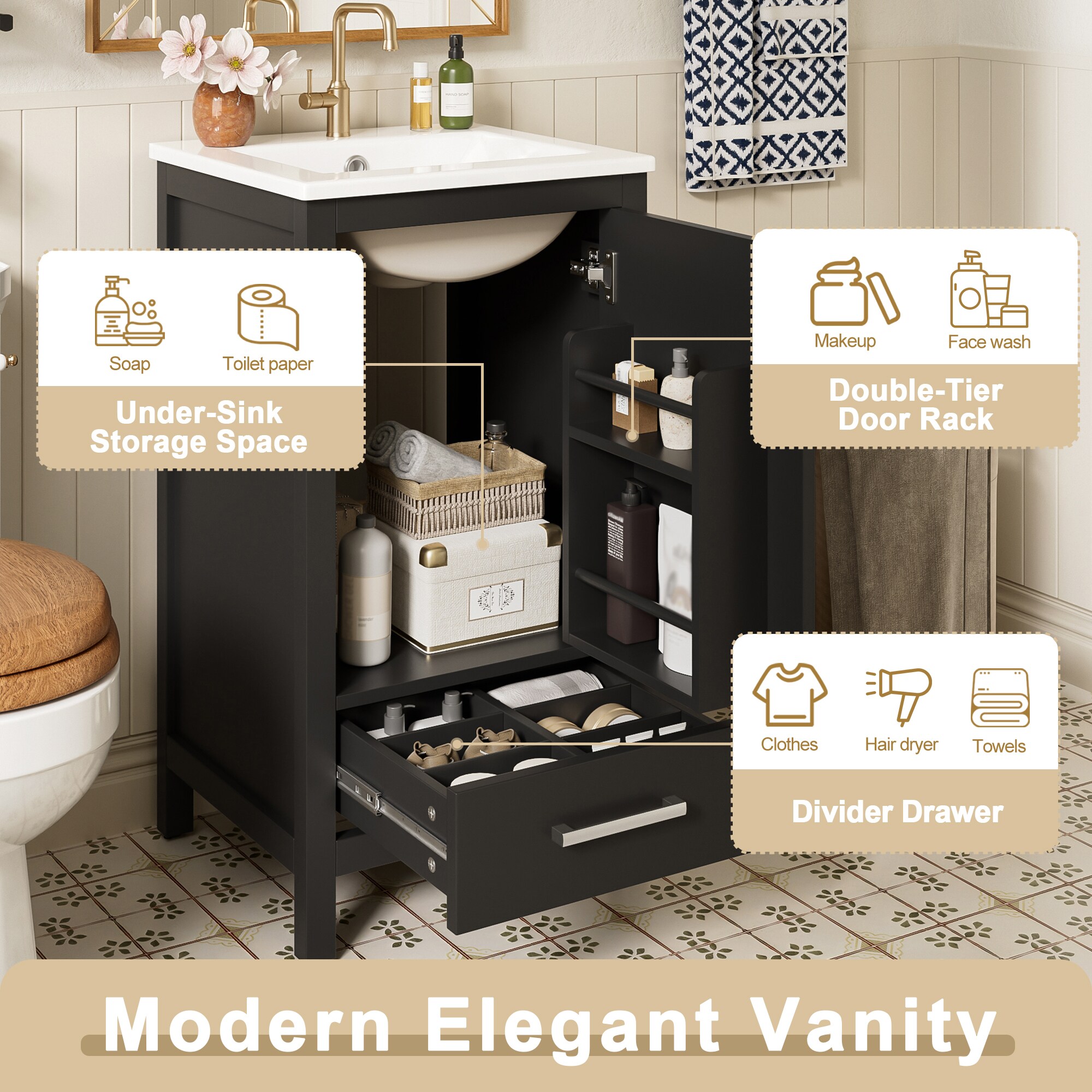 LOVMOR SF-M-N729P334854B Bath-Vanity-Combo - View #5