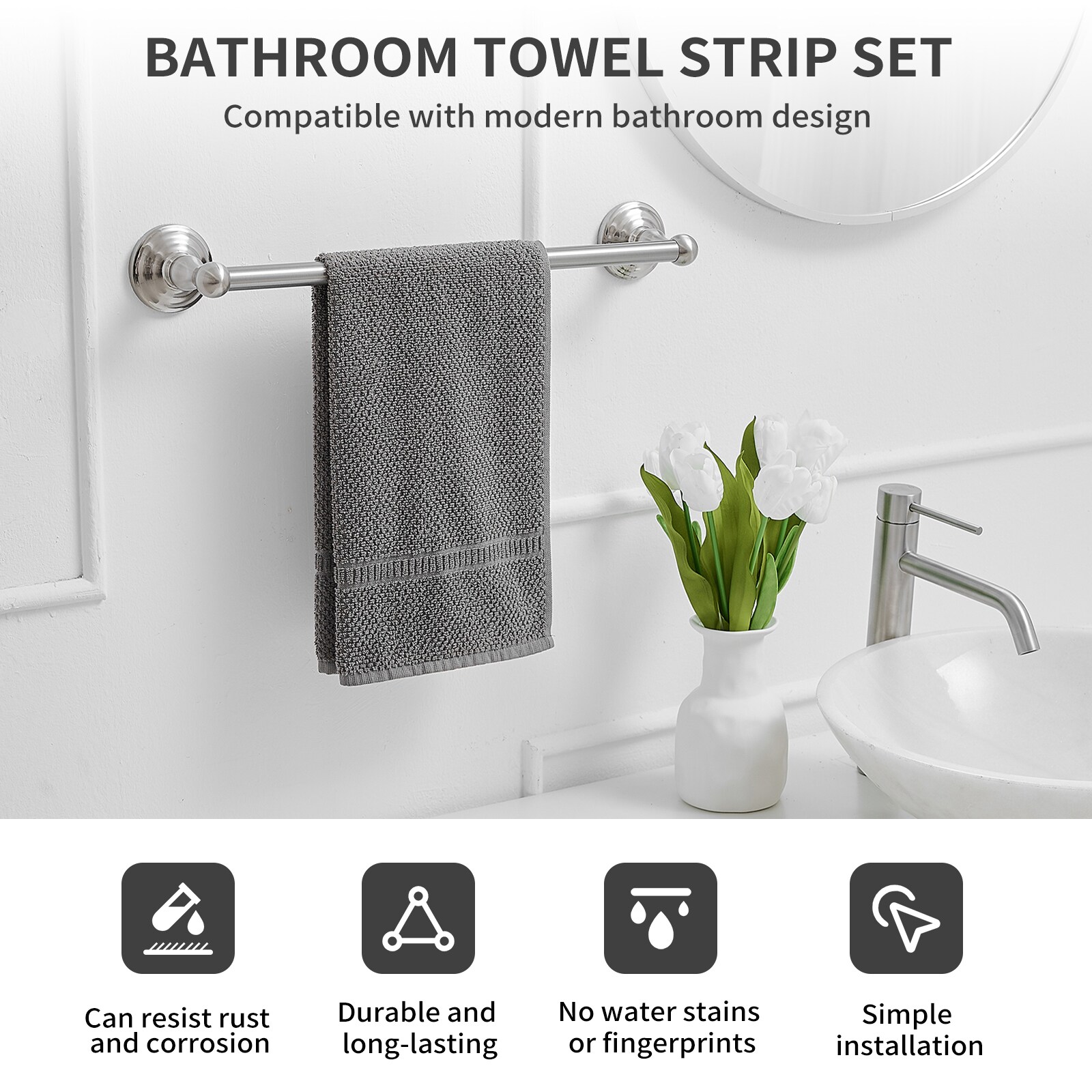 BWE TBS001-5-N Decorative-Bath-Hardware-Kits - View #6