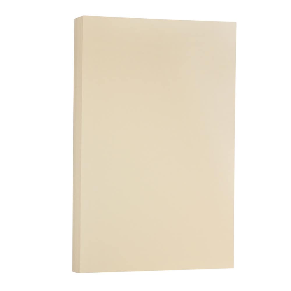 JAM Paper 80 lb. Cardstock Paper, 8.5 x 11, Sunflower Yellow, 50