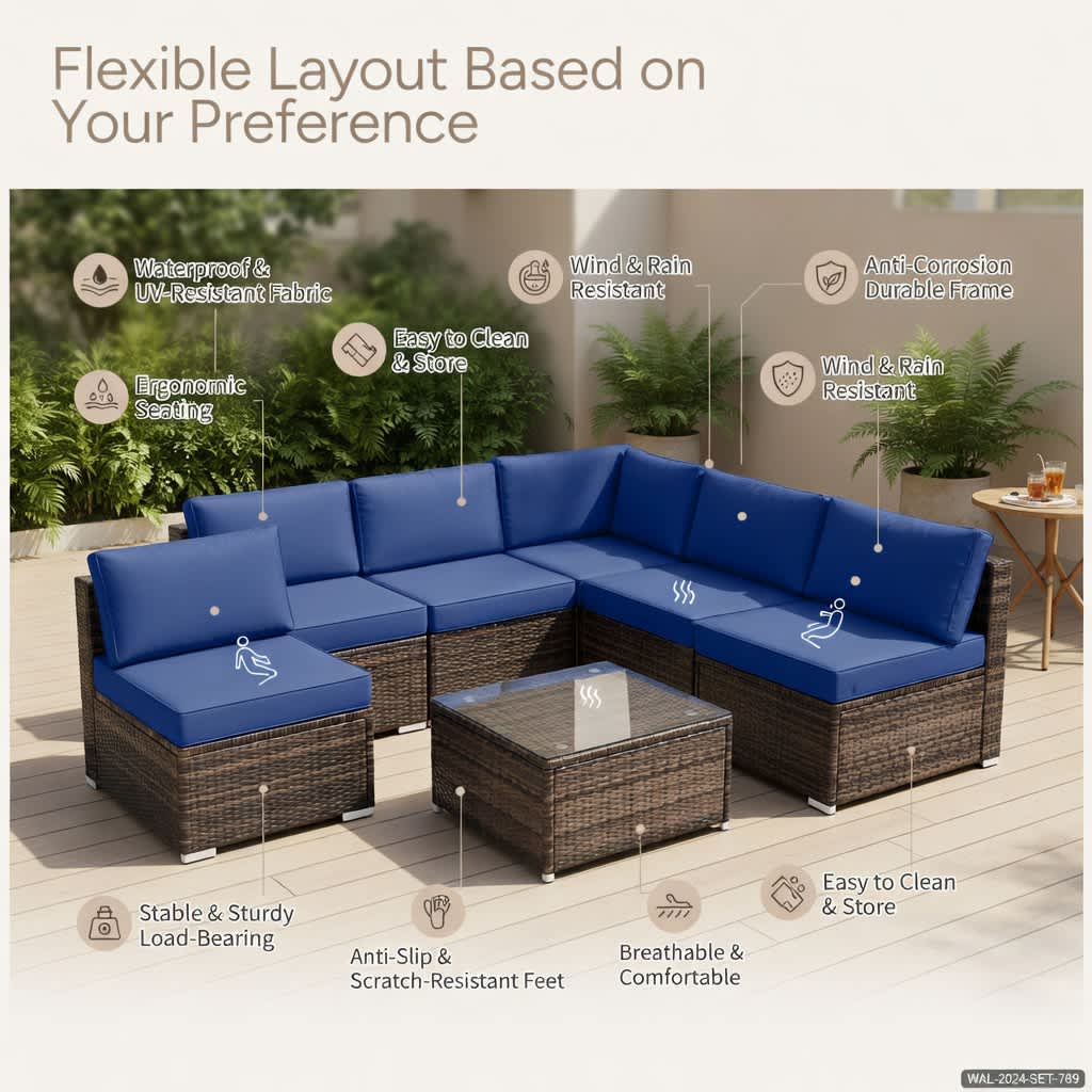VERYKE 6219408002446 Patio-Conversation-Sets - View #4