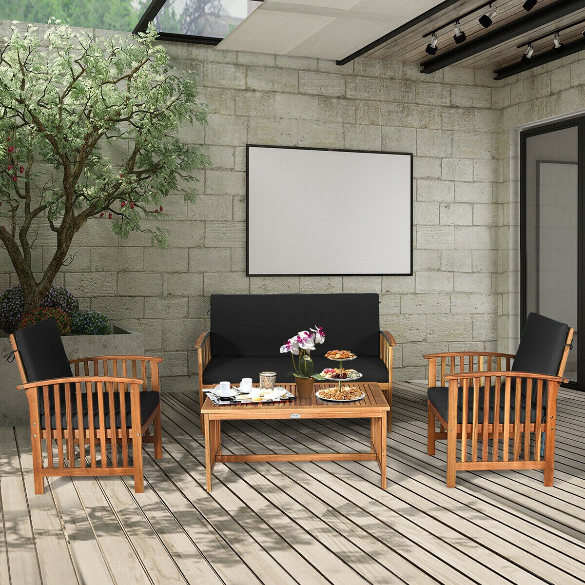 Forclover HBV-970BK Patio-Conversation-Sets - View #8
