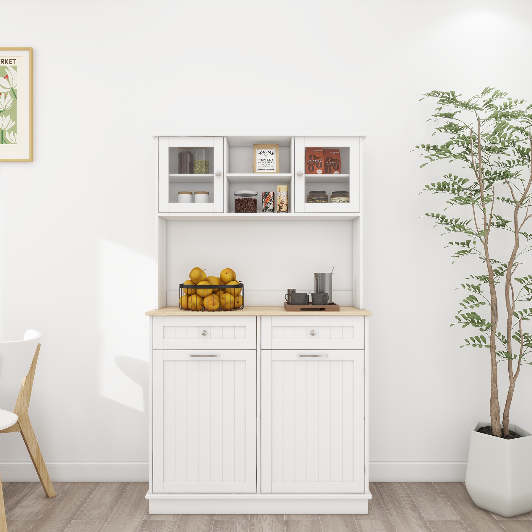 SINOFURN SYA860015WT Dining-Kitchen-Storarge - View #2