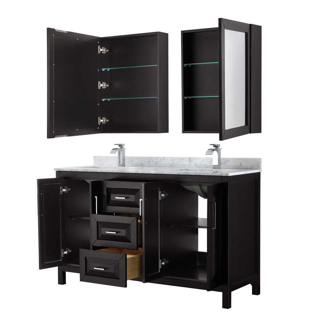 Wyndham Collection WCV252560DDECMUNSMED Bath-Vanity-Combo - View #2