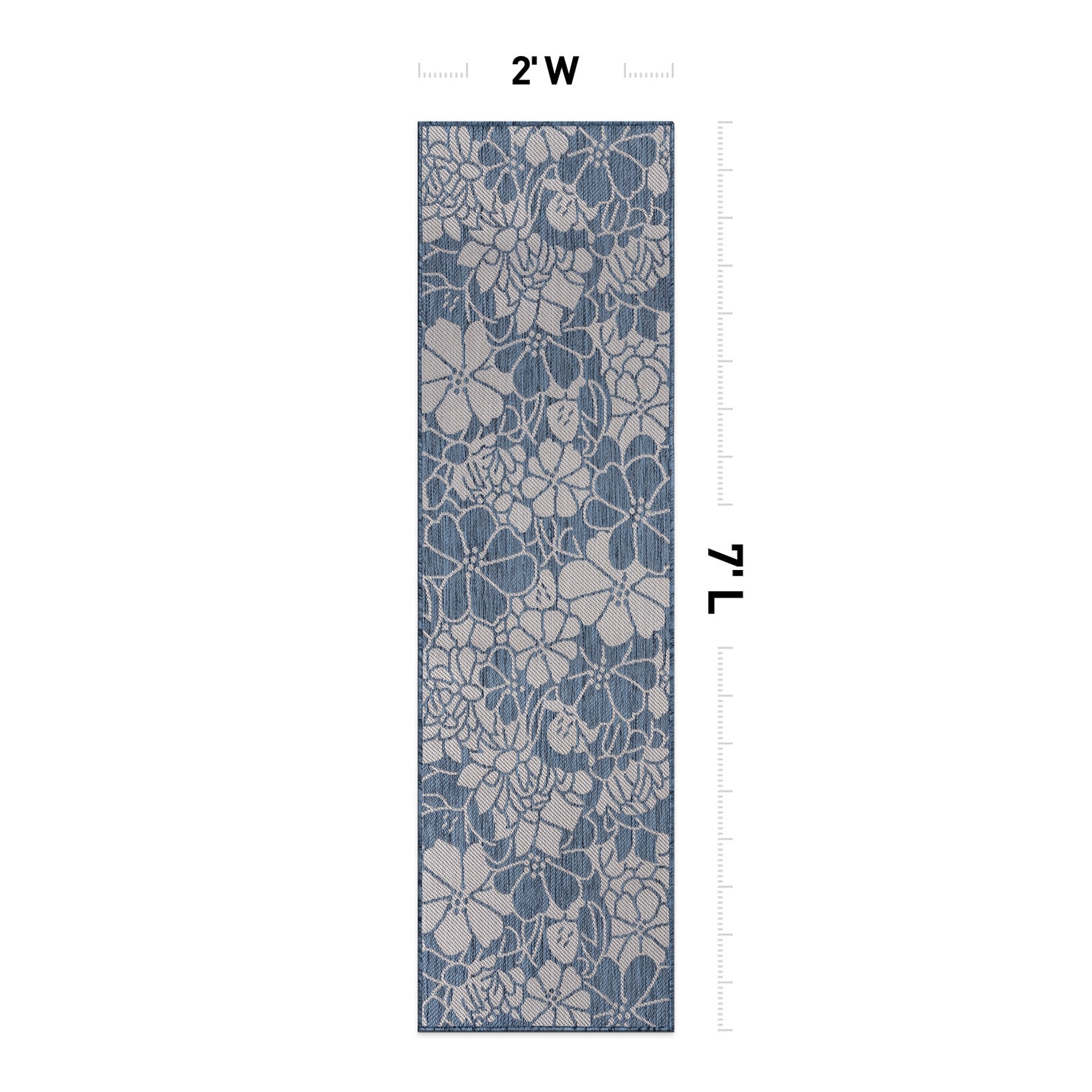 World Rug Gallery 115BLUE2X7 rugs - View #3