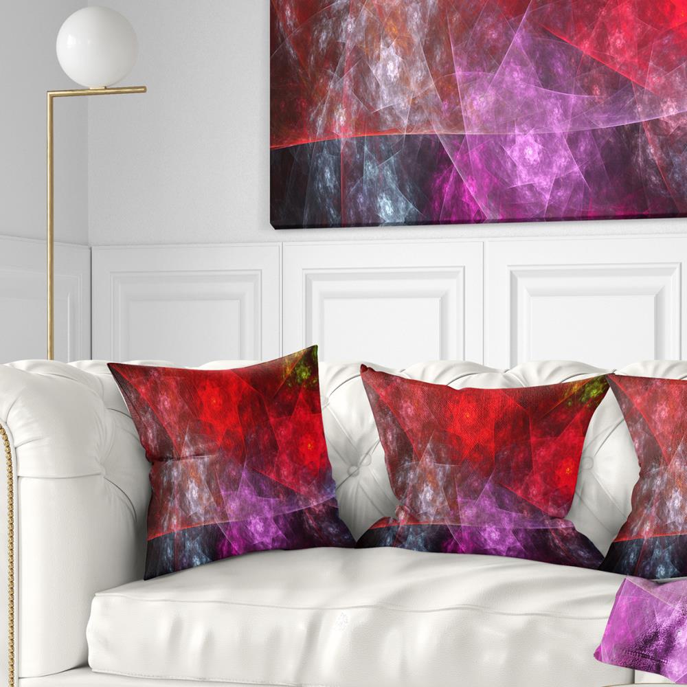 Designart CU16396-16-16 16-in x 16-in Purple Indoor Decorative Pillow