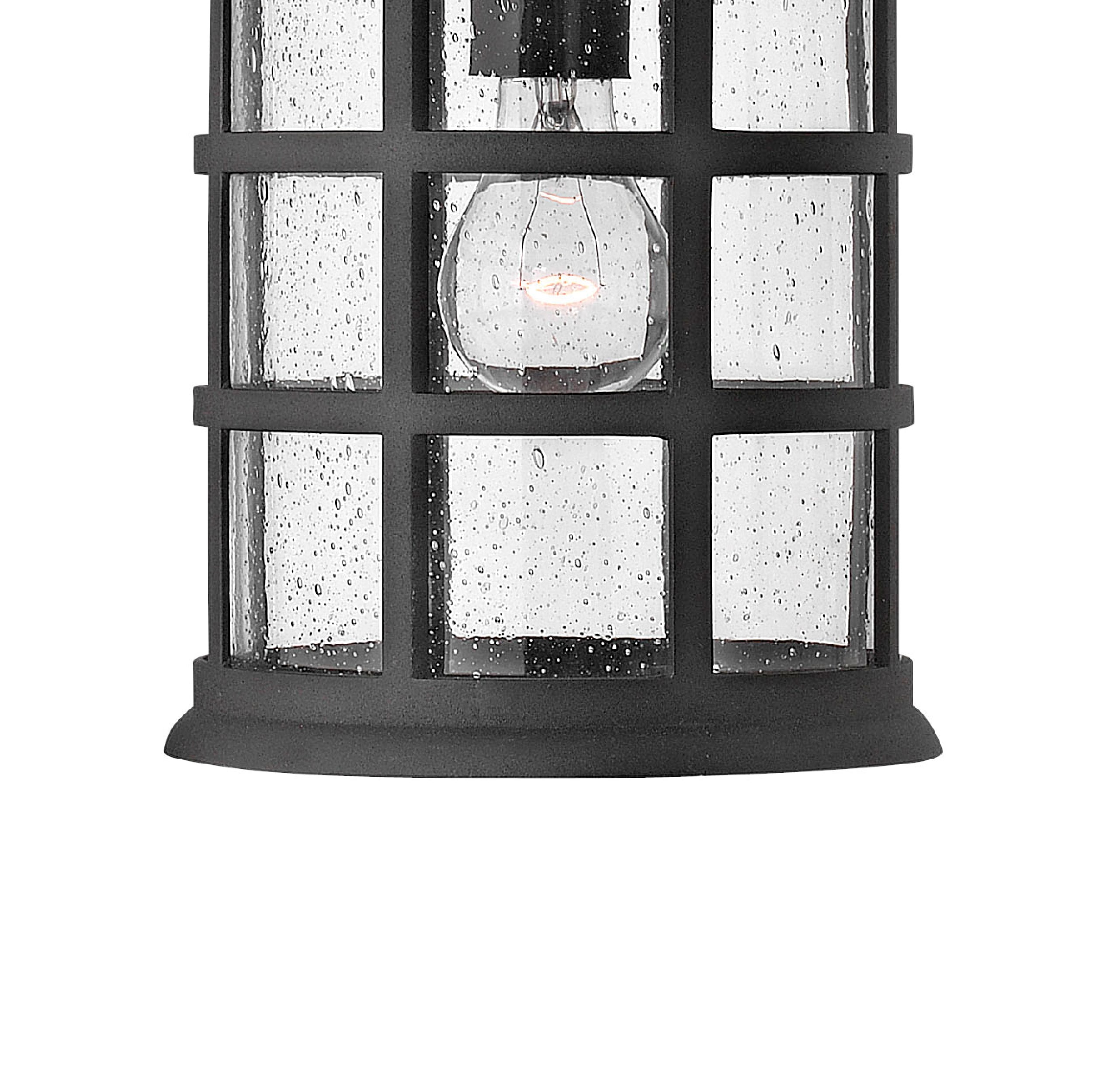 Freeport Black Aluminum 14" LED Outdoor Hanging Lantern