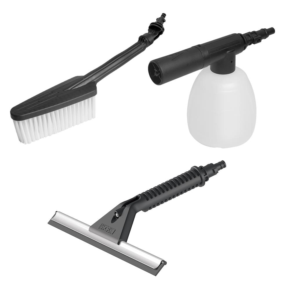 WORX Hydroshot Brush, Soap Dispenser, and Squeegee Household Cleaning Kit  in the Pressure Washer Parts department at