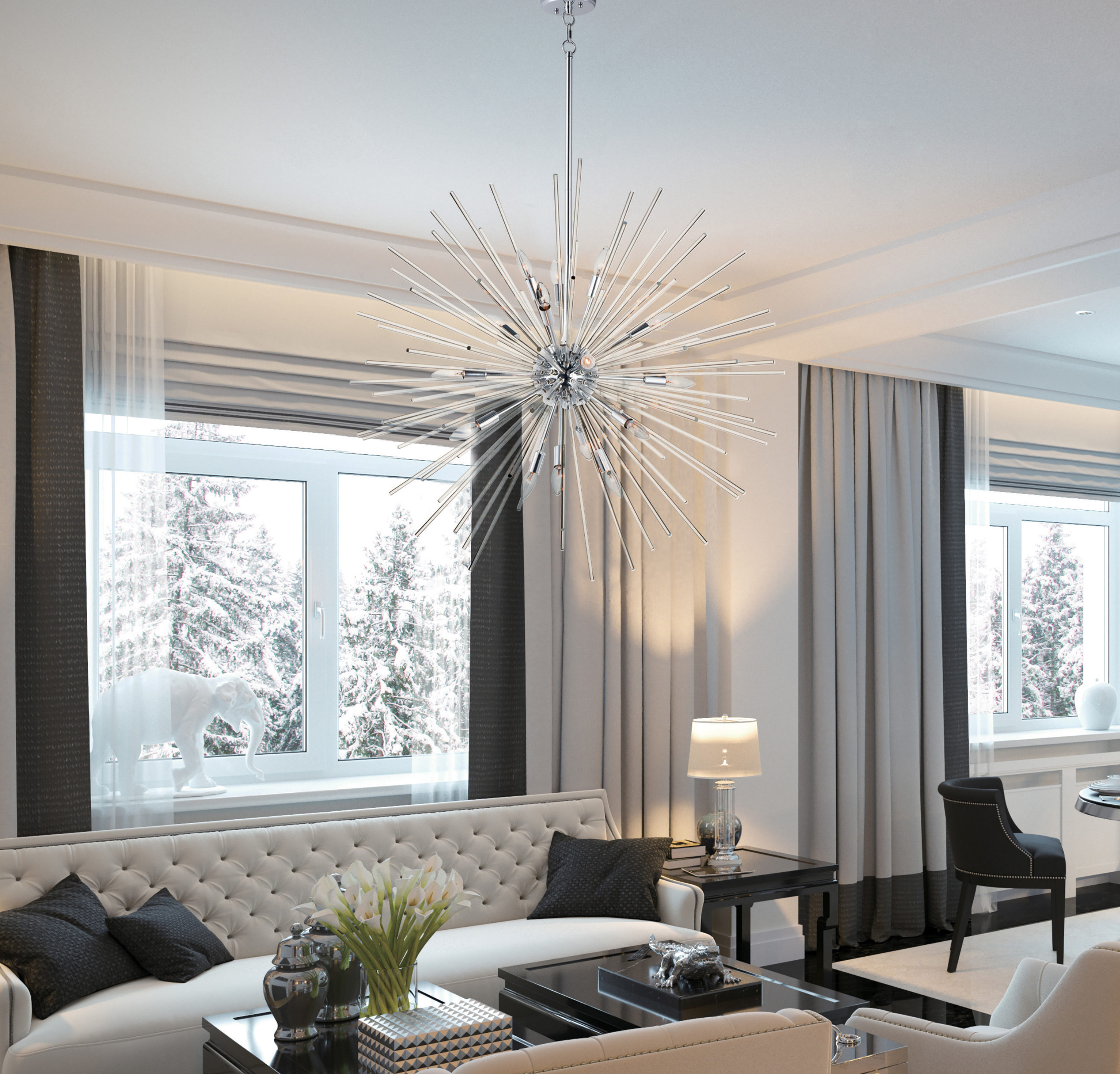 Maxim Lighting 28666CLPC Pendant-Lights - View #5