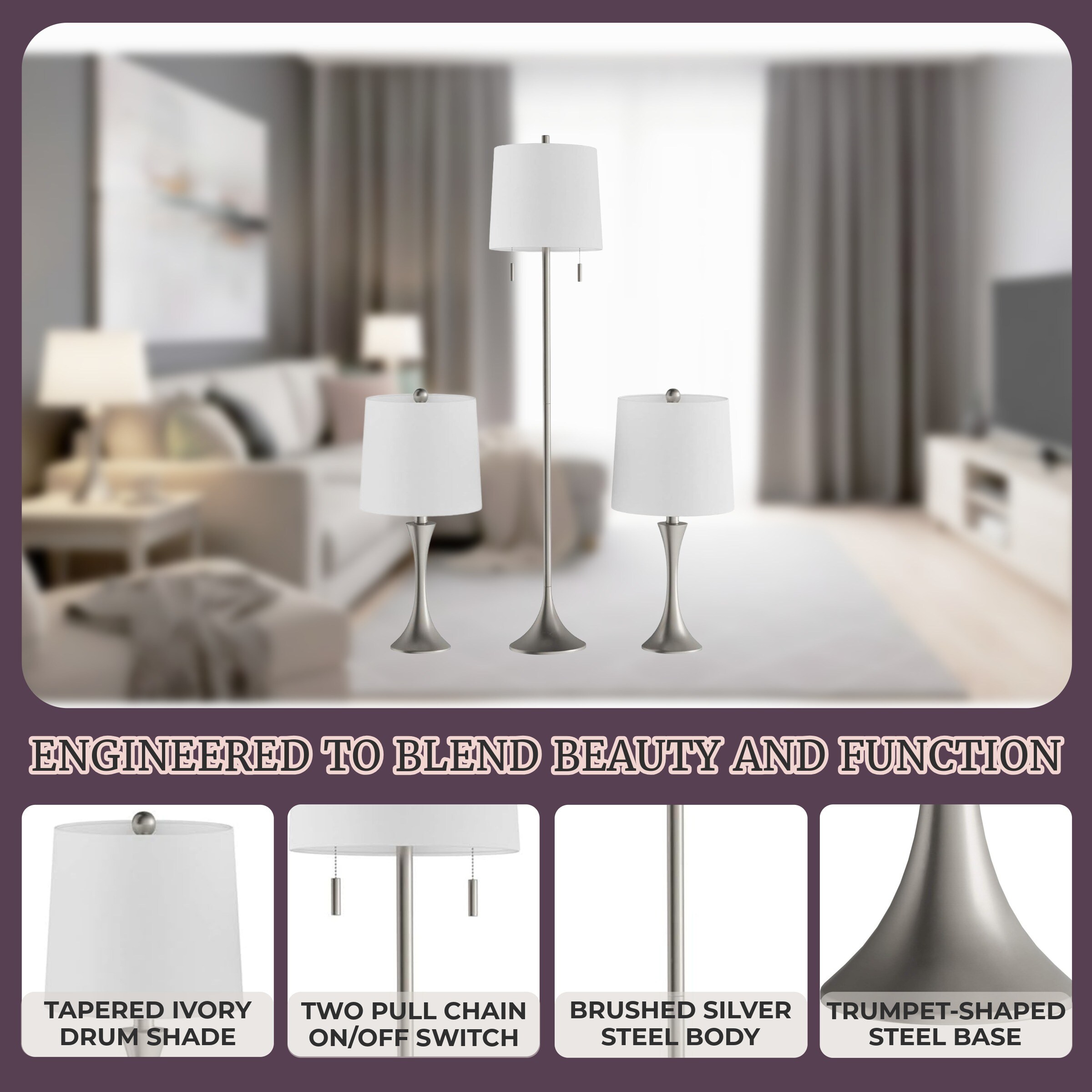 Hastings Home 104439HXK Lamp-Sets - View #5