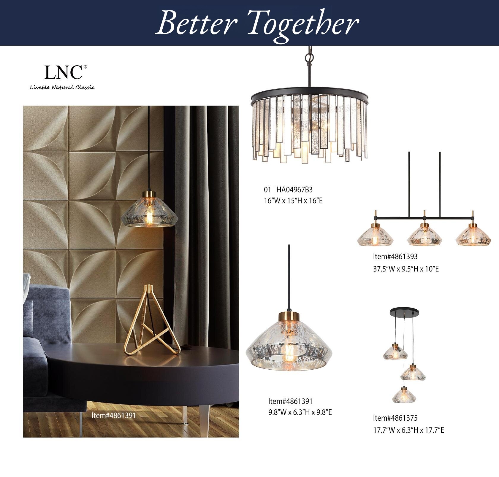 Matte Black and Gold Glass Mini Pendant Light