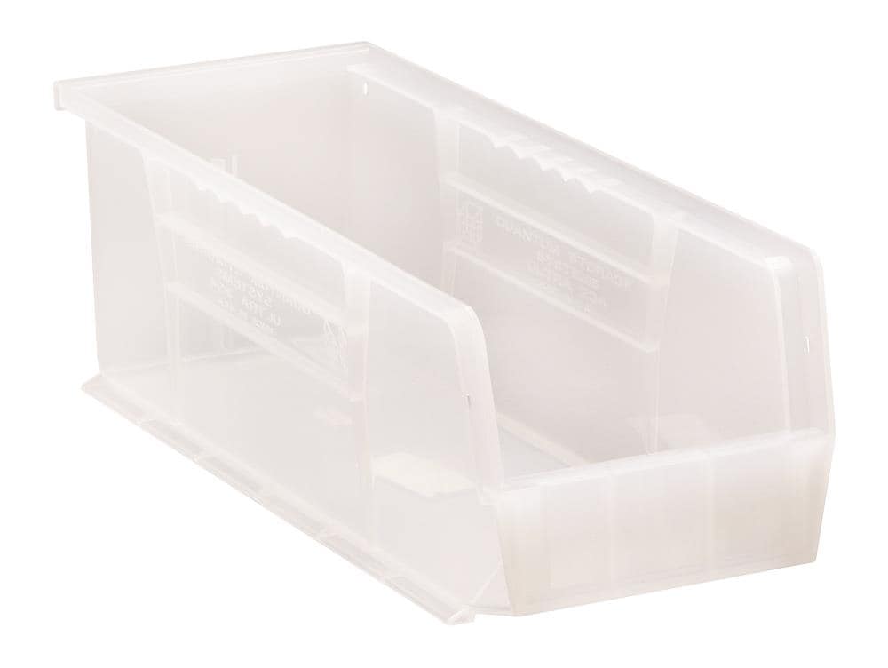 Quantum Storage - 5 Compartment White Small Parts Tip Out Stacking