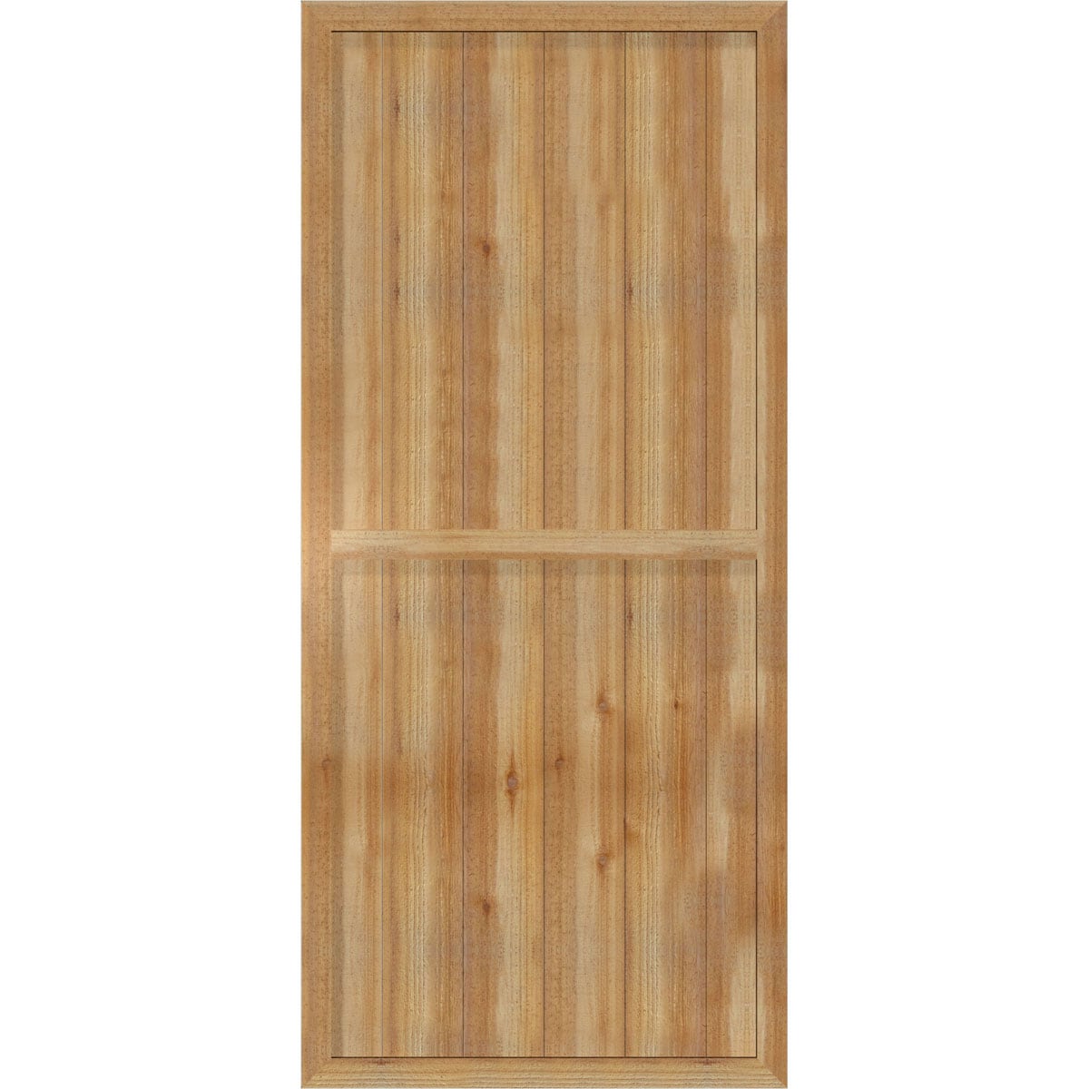 Ekena Millwork RBF06S32X072RWR 32.25-in W x 72-in H Unfinished Paintable/Stainable Board and batten Framed Wood Exterior Shutters ( 2 -Pack )